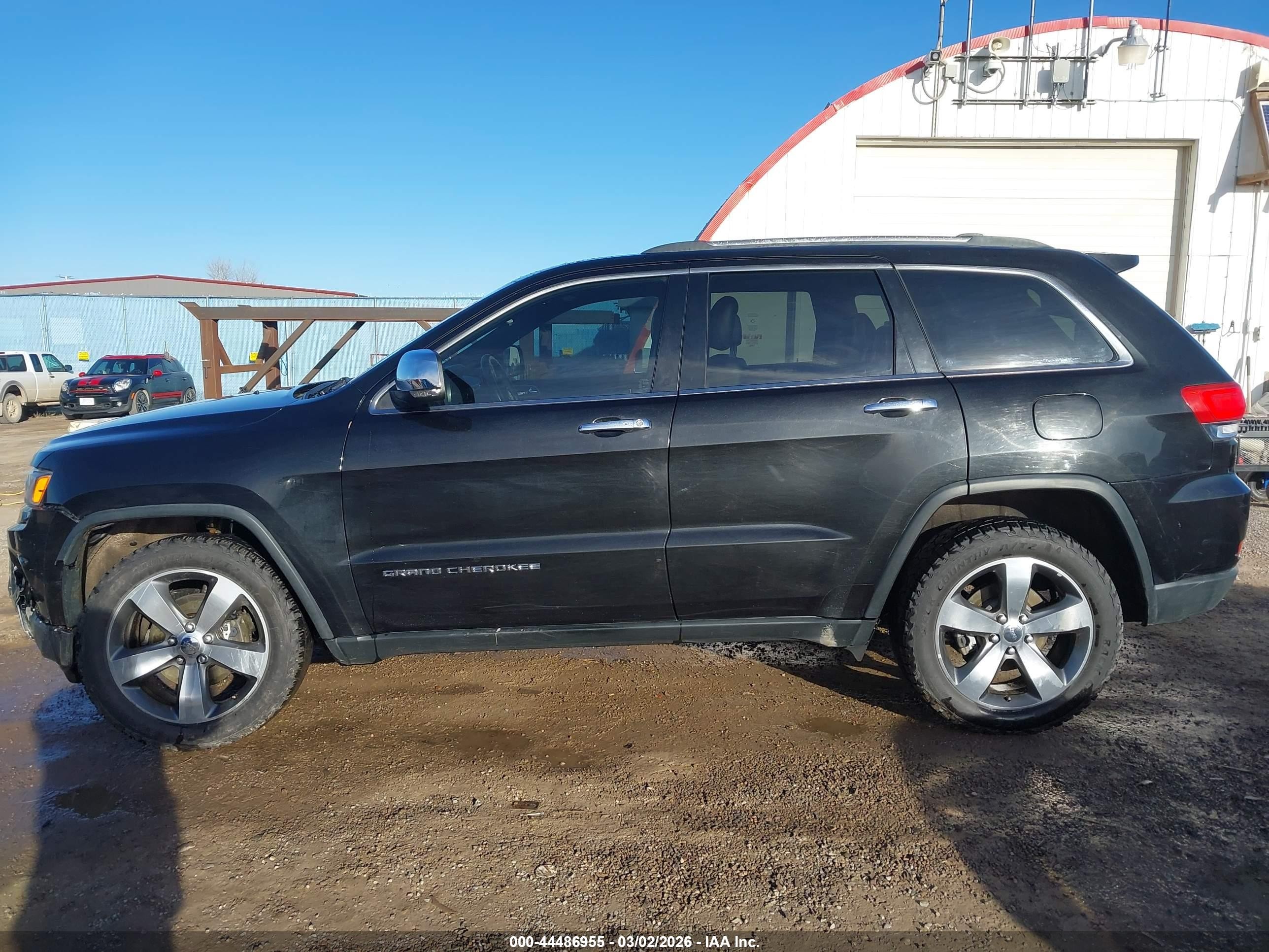 2014 Jeep Grand Cherokee Limited Black vin: 1C4RJFBG2EC554471