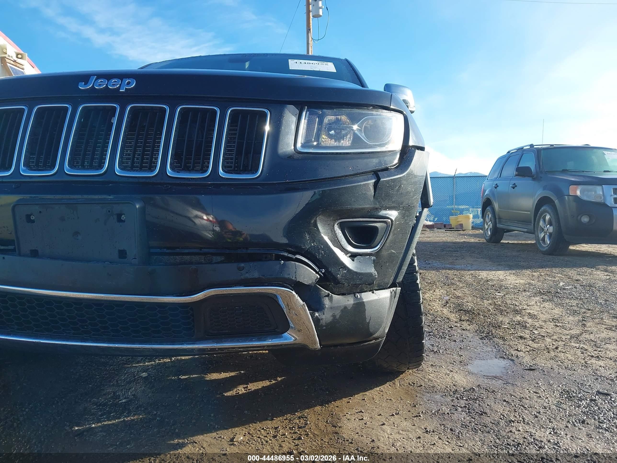2014 Jeep Grand Cherokee Limited Black vin: 1C4RJFBG2EC554471
