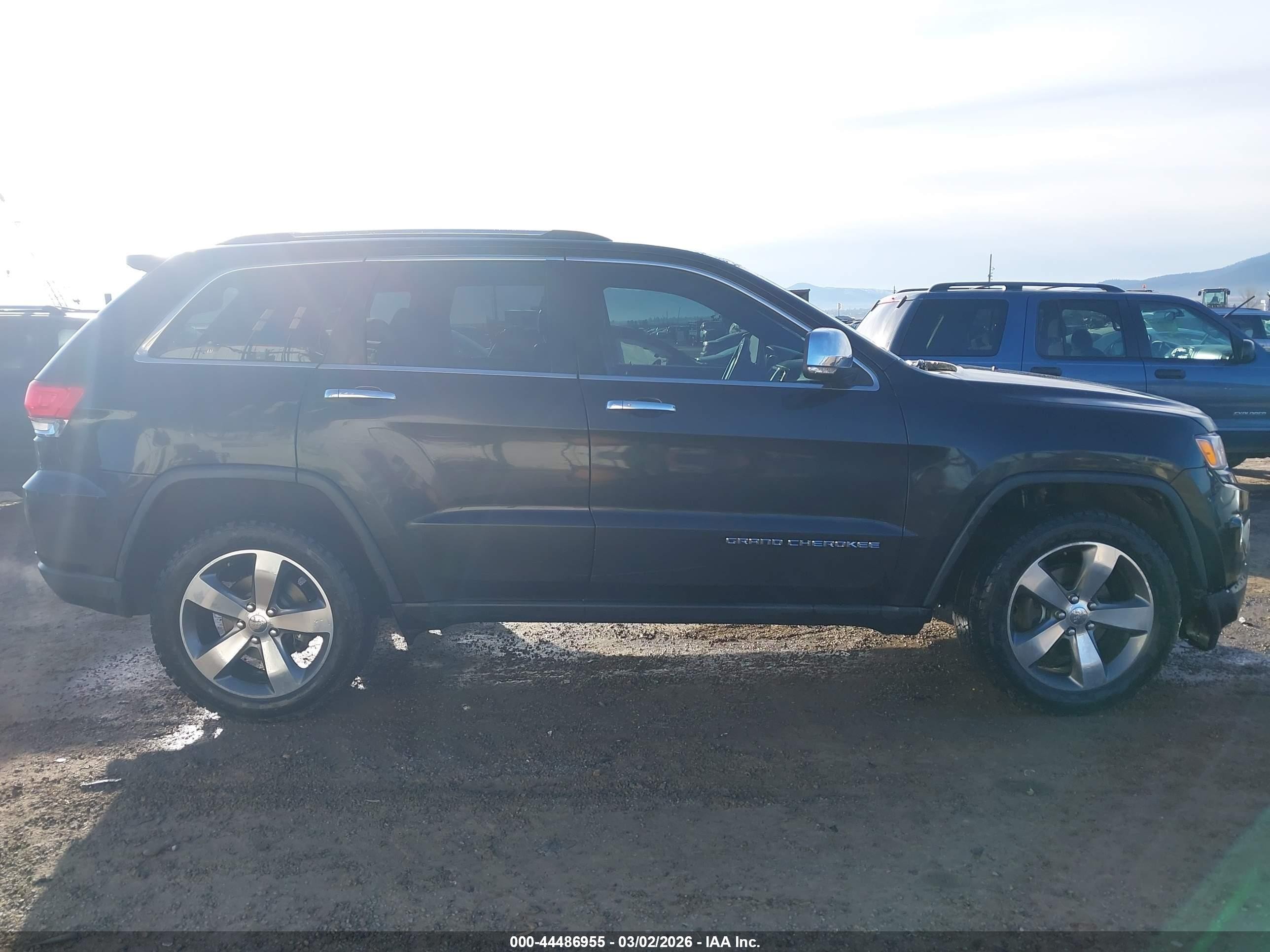 2014 Jeep Grand Cherokee Limited Black vin: 1C4RJFBG2EC554471
