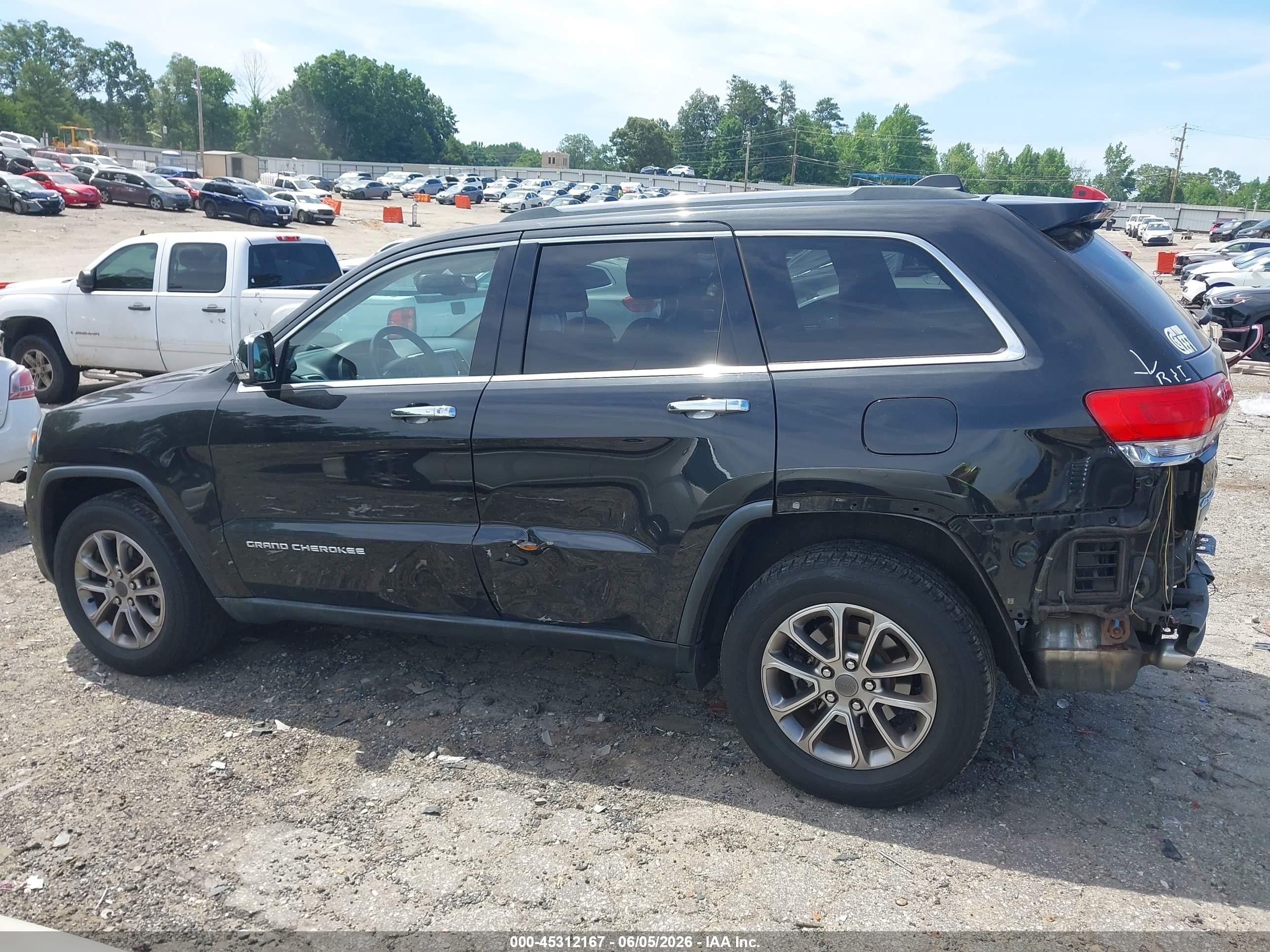 2014 Jeep Grand Cherokee Limited Black vin: 1C4RJFBG2EC556799