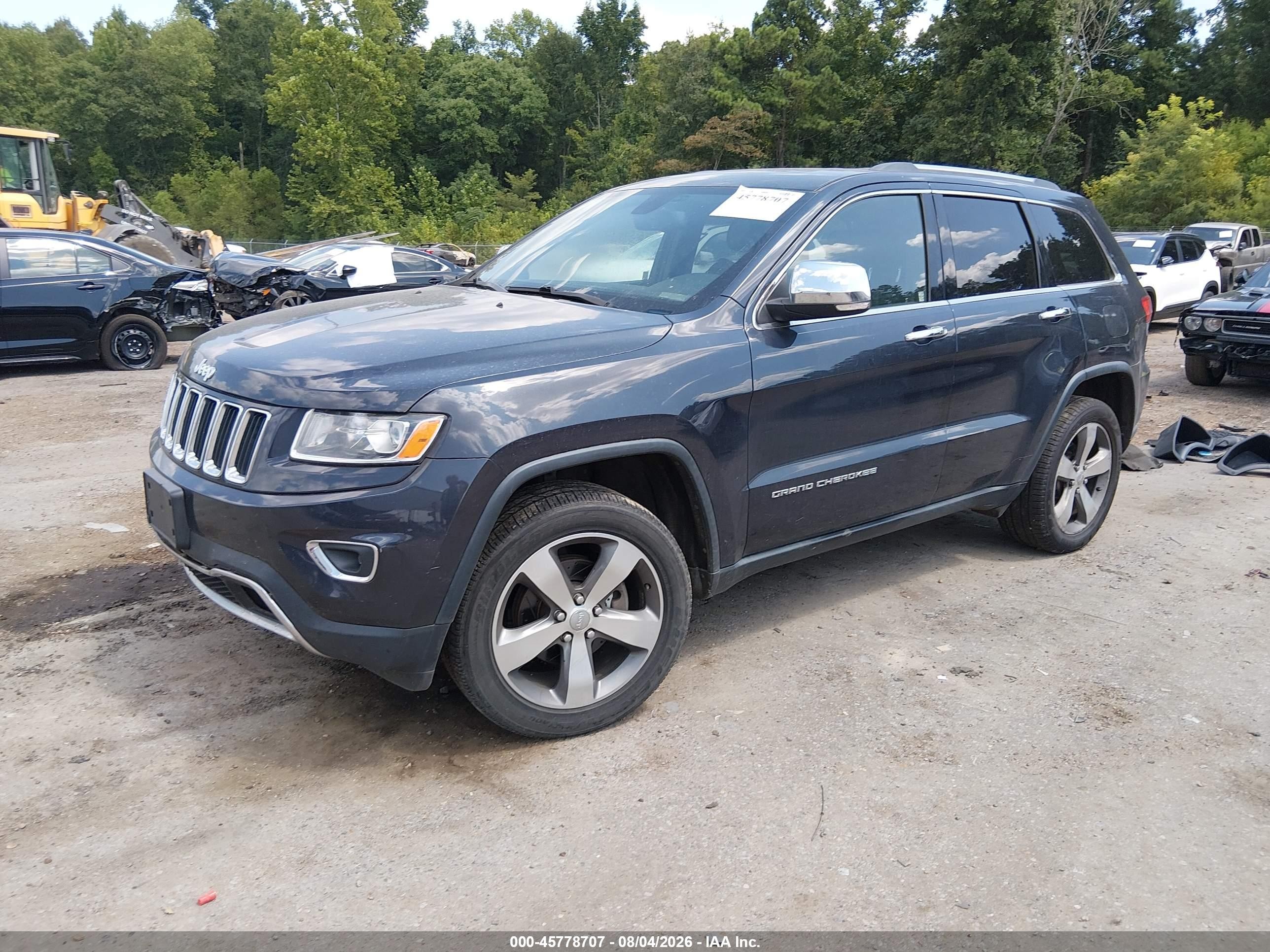 2014 Jeep Grand Cherokee Limited Black vin: 1C4RJFBG2EC578284