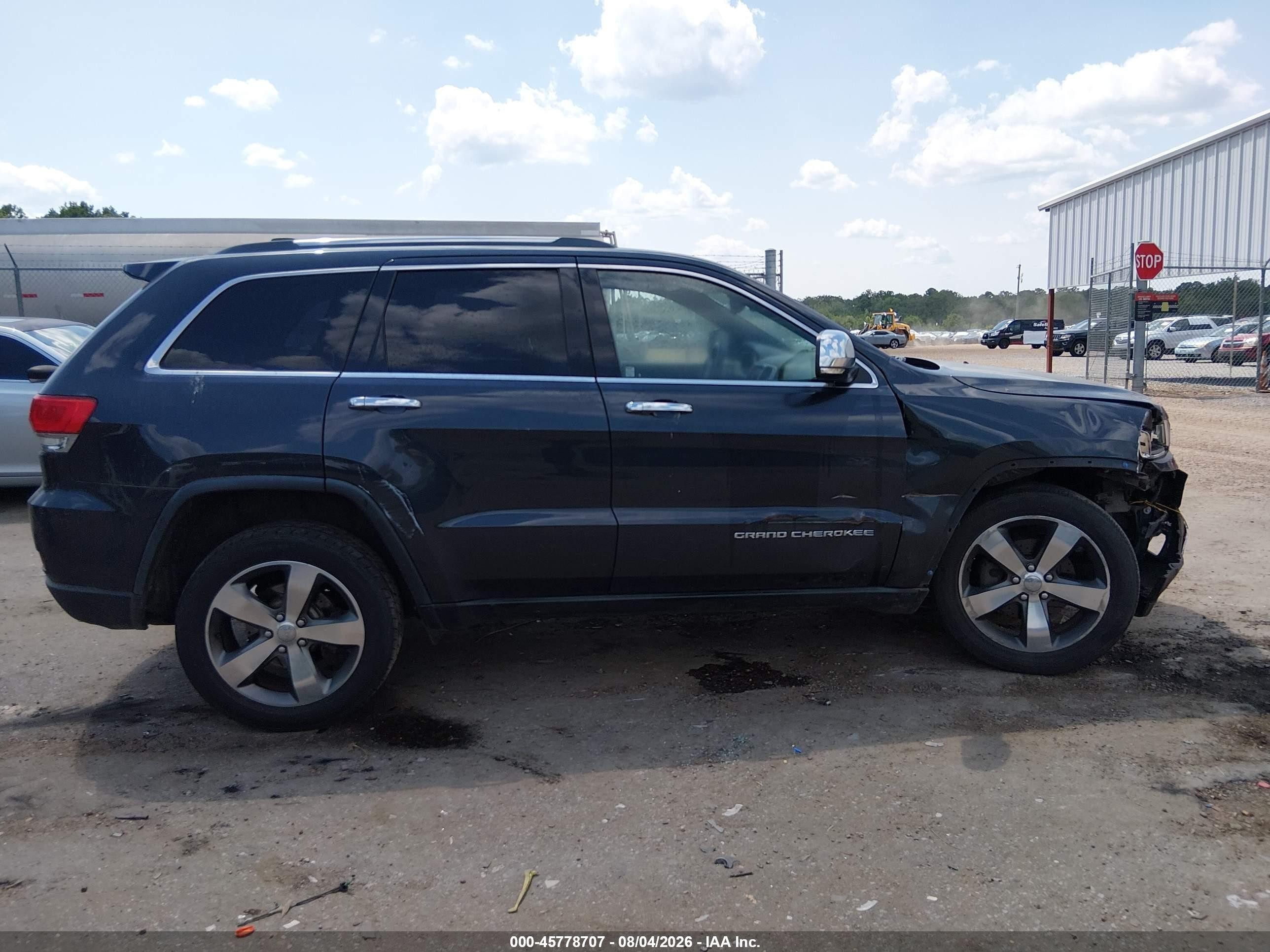 2014 Jeep Grand Cherokee Limited Black vin: 1C4RJFBG2EC578284