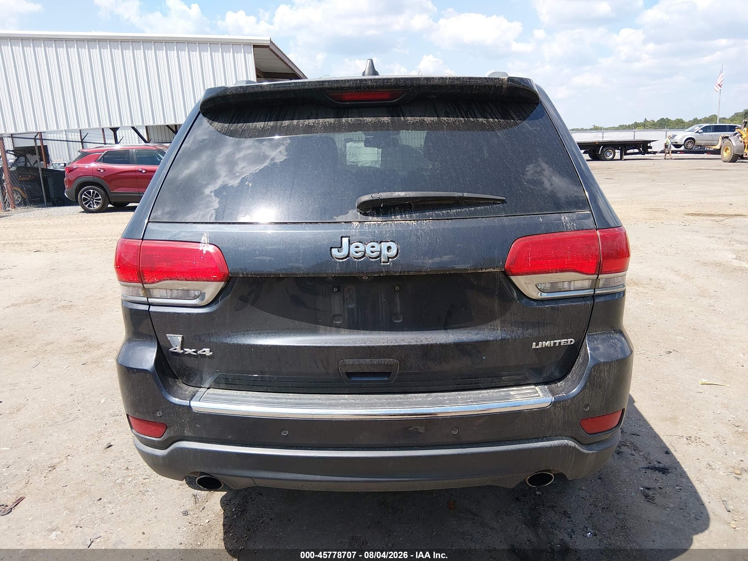 2014 Jeep Grand Cherokee Limited Black vin: 1C4RJFBG2EC578284