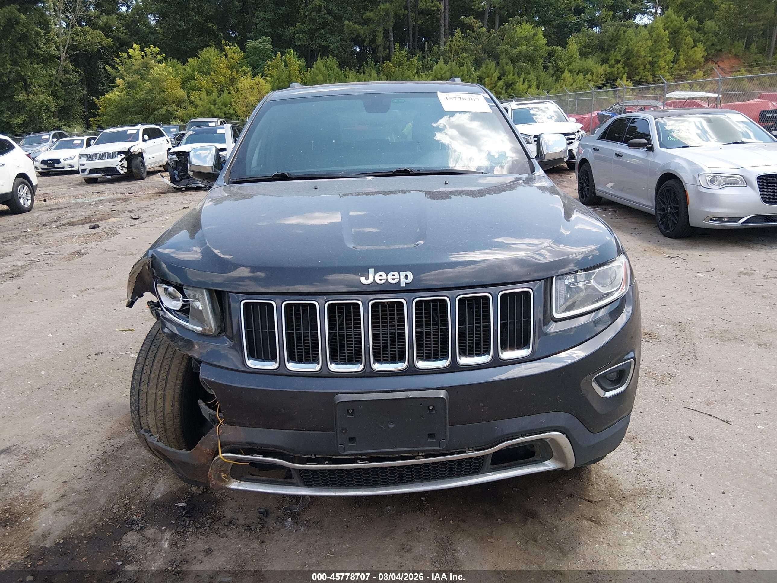 2014 Jeep Grand Cherokee Limited Black vin: 1C4RJFBG2EC578284