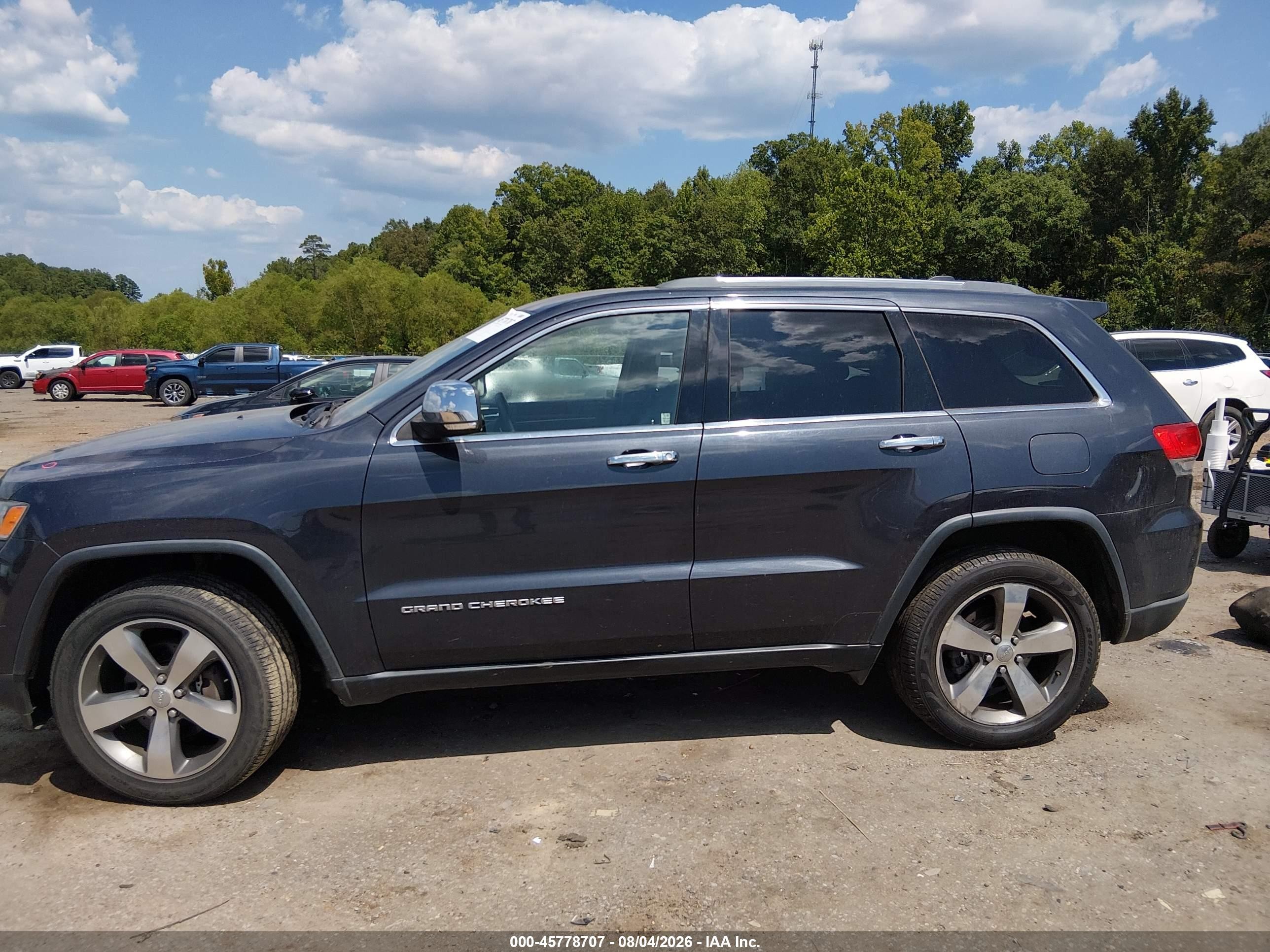2014 Jeep Grand Cherokee Limited Black vin: 1C4RJFBG2EC578284