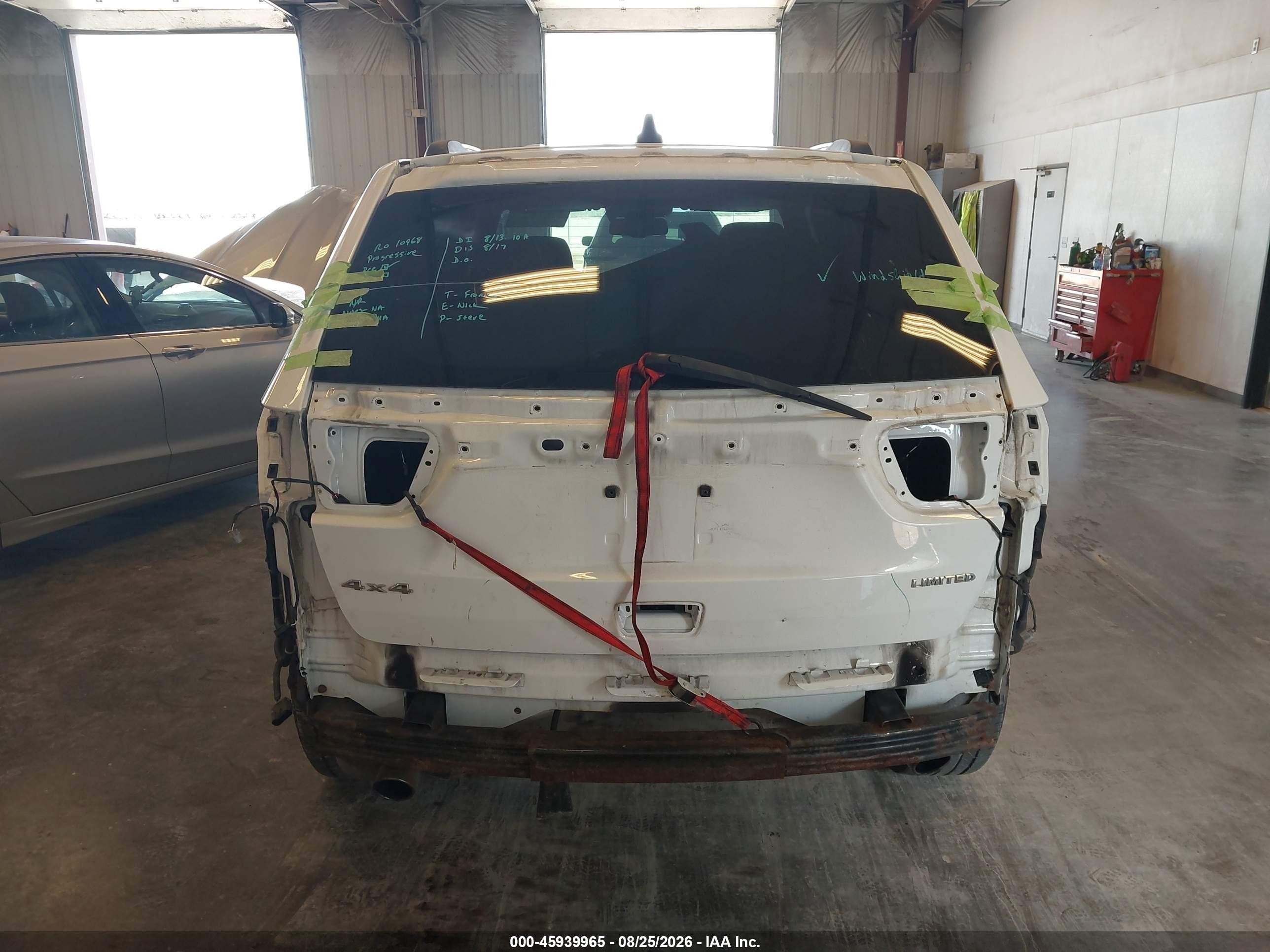 2014 Jeep Grand Cherokee Limited White vin: 1C4RJFBG2EC583629
