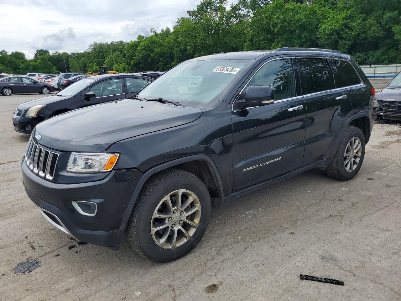 2014 Jeep Grand Cherokee Limited Black vin: 1C4RJFBG2EC584196