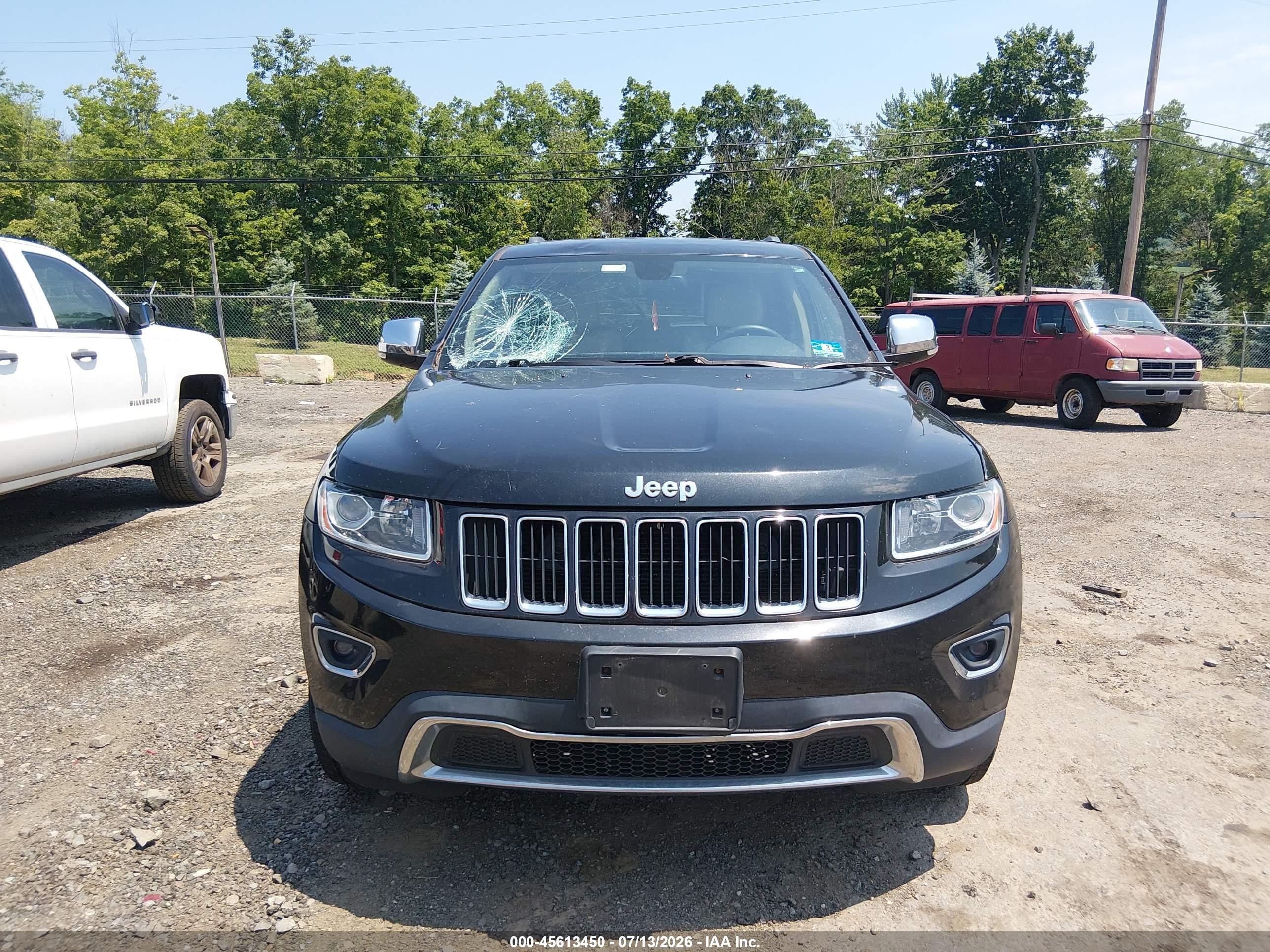 2015 Jeep Grand Cherokee Limited Black vin: 1C4RJFBG2FC107334