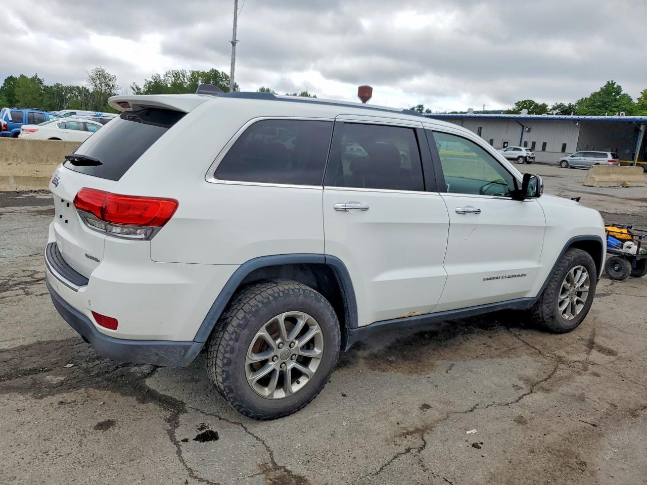 2015 Jeep Grand Cherokee Limited White vin: 1C4RJFBG2FC171437