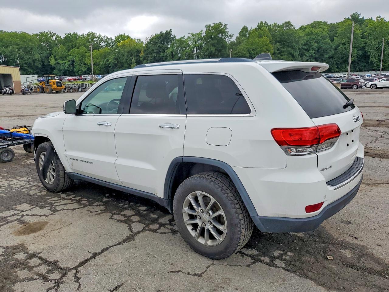 2015 Jeep Grand Cherokee Limited White vin: 1C4RJFBG2FC171437