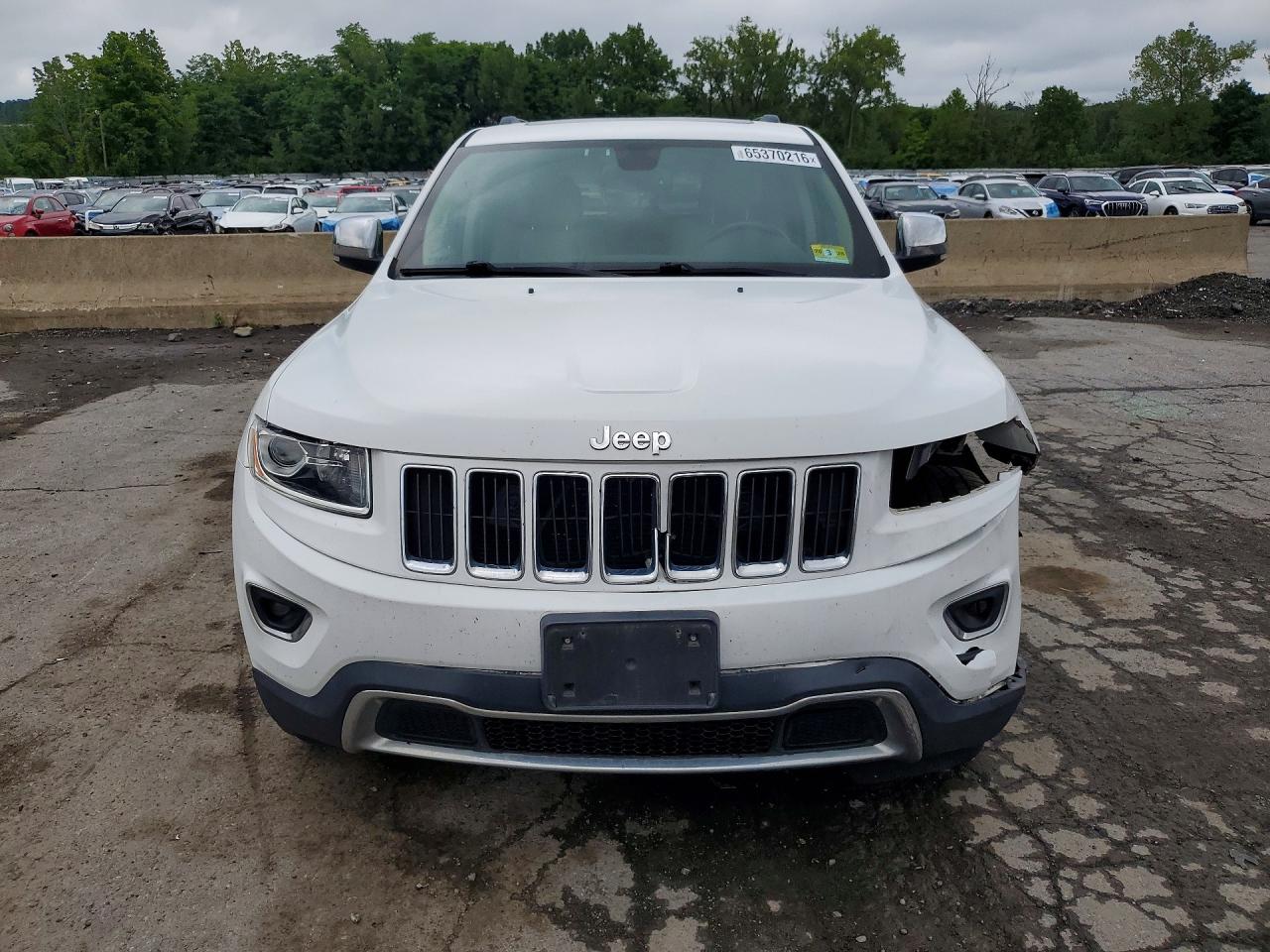 2015 Jeep Grand Cherokee Limited White vin: 1C4RJFBG2FC171437