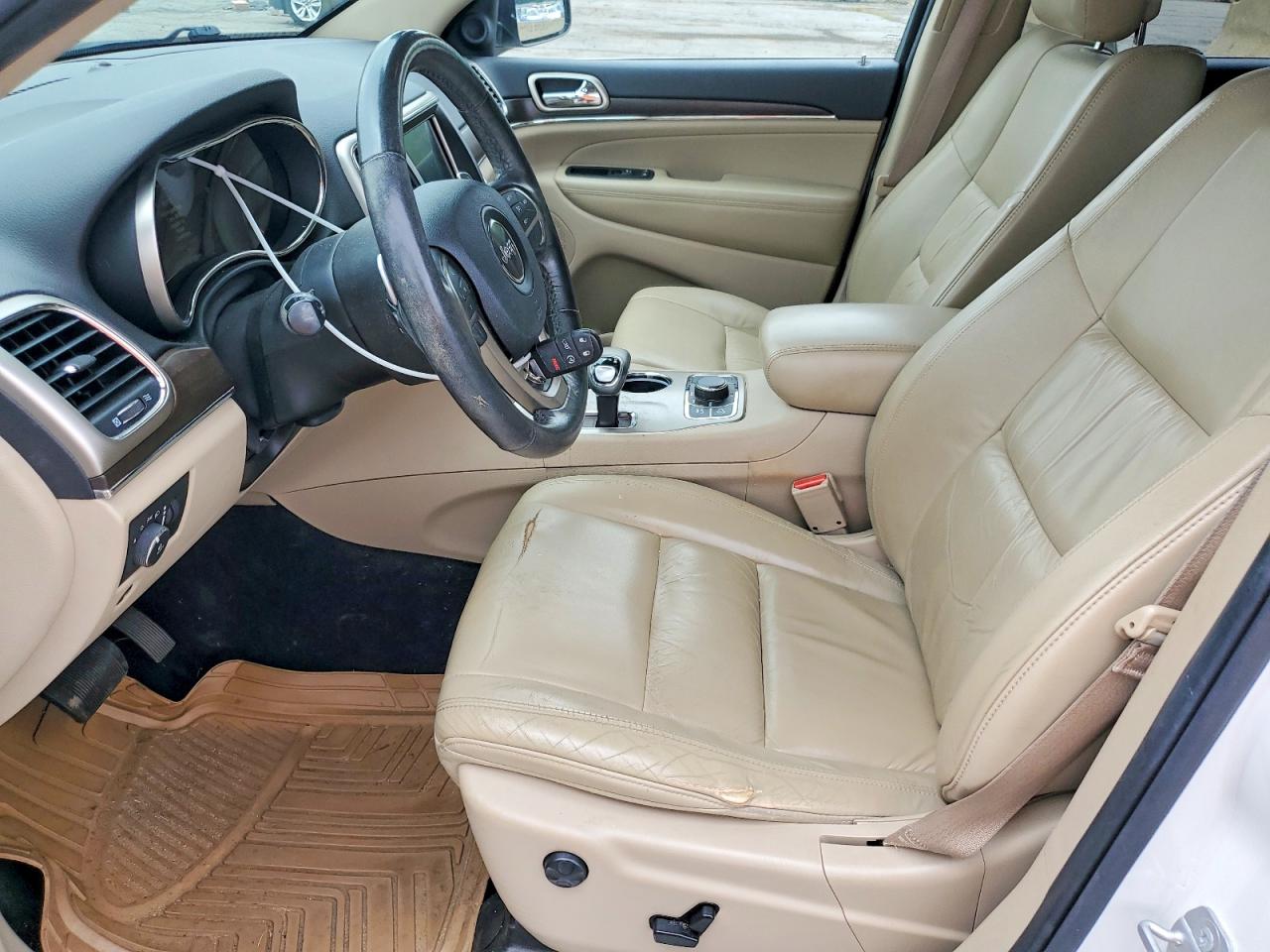 2015 Jeep Grand Cherokee Limited White vin: 1C4RJFBG2FC171437