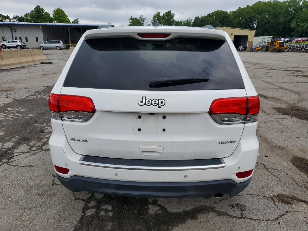 2015 Jeep Grand Cherokee Limited White vin: 1C4RJFBG2FC171437