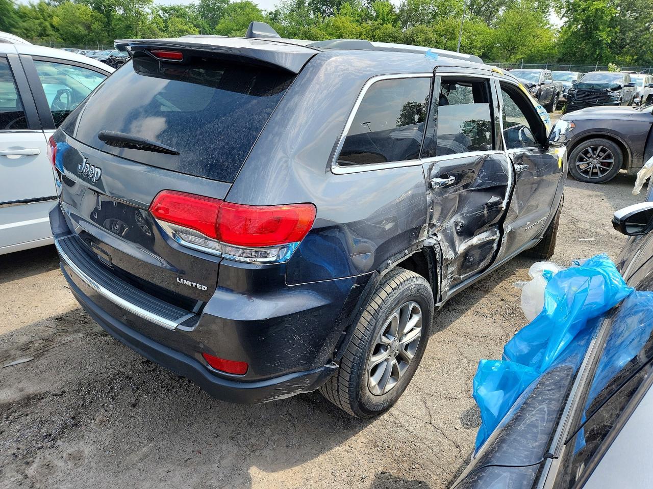 2015 Jeep Grand Cherokee Limited Charcoal vin: 1C4RJFBG2FC189615