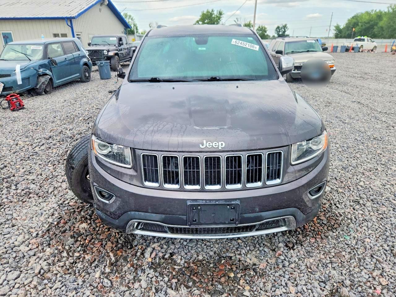 2015 Jeep Grand Cherokee Limited Угольный vin: 1C4RJFBG2FC224220