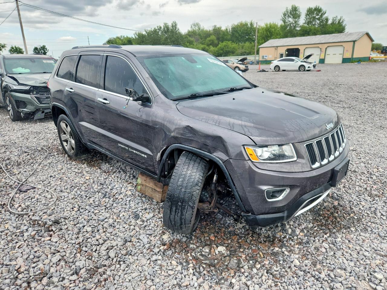 2015 Jeep Grand Cherokee Limited Угольный vin: 1C4RJFBG2FC224220