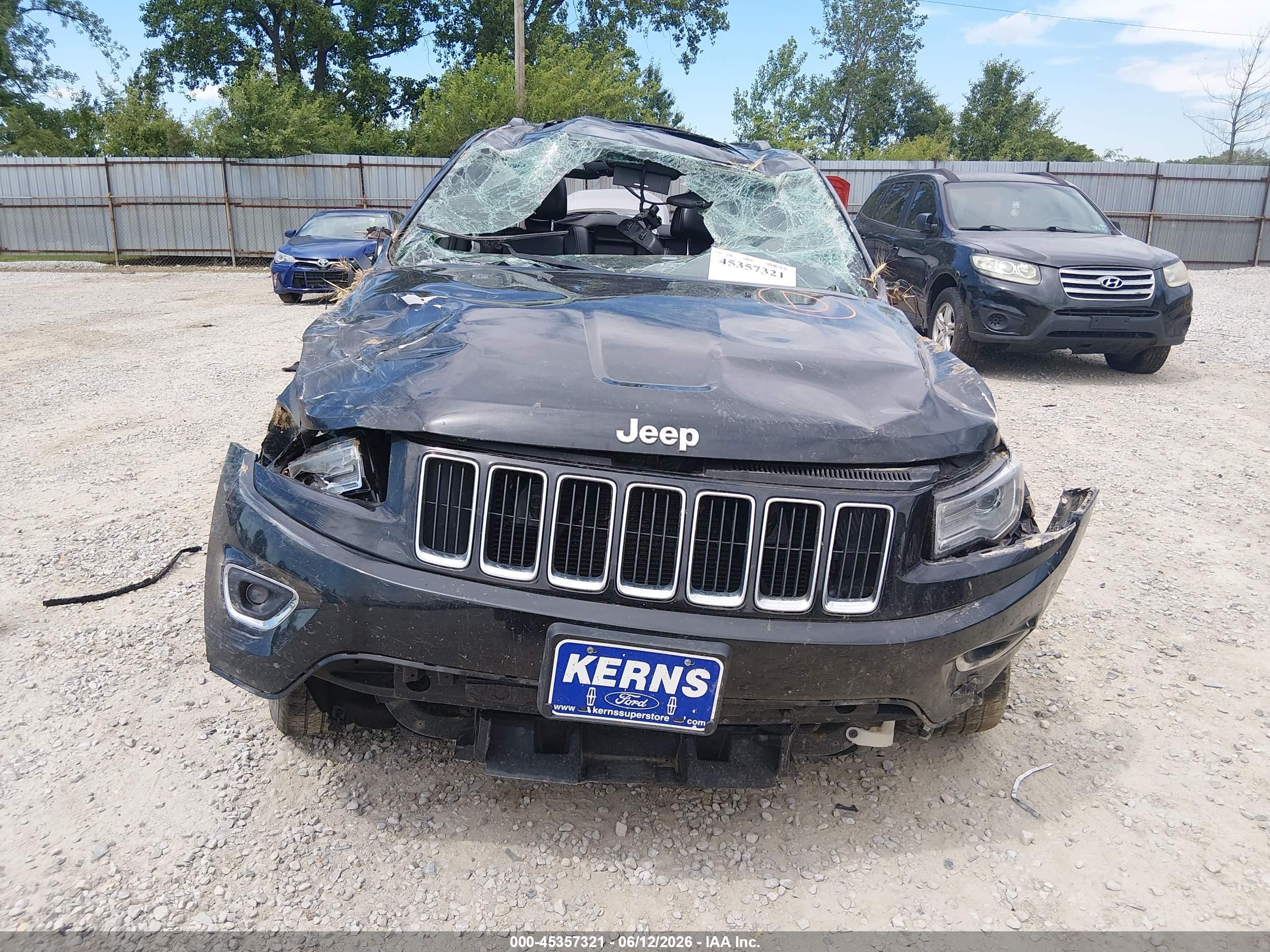 2015 Jeep Grand Cherokee Limited Black vin: 1C4RJFBG2FC229286