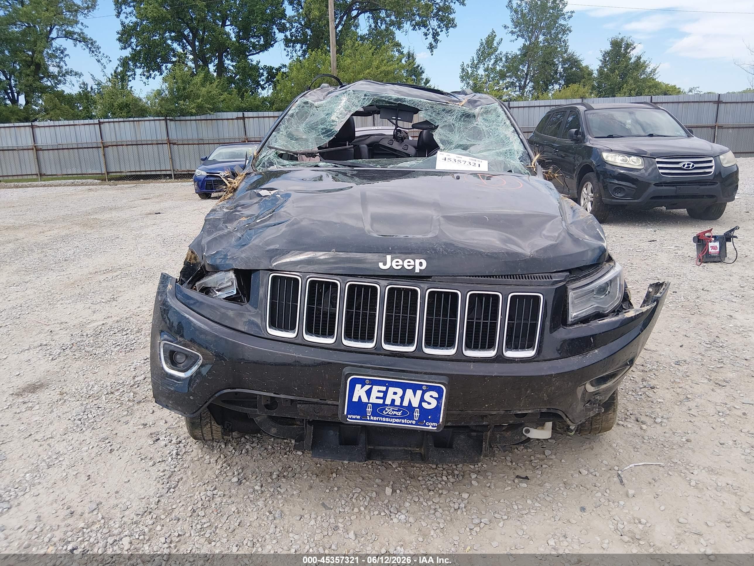 2015 Jeep Grand Cherokee Limited Black vin: 1C4RJFBG2FC229286