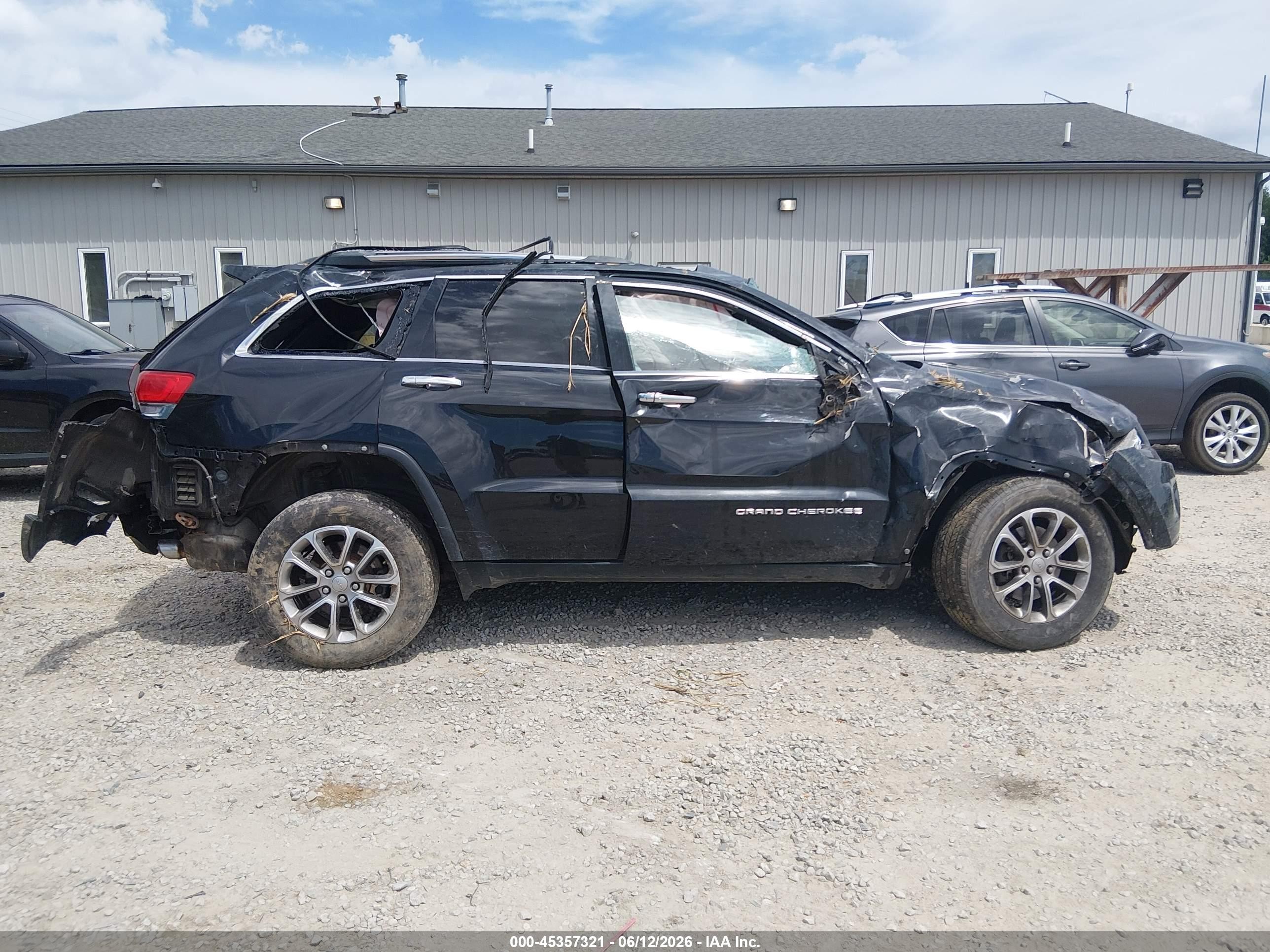 2015 Jeep Grand Cherokee Limited Black vin: 1C4RJFBG2FC229286