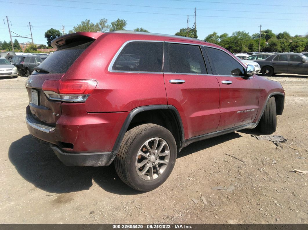 2015 Jeep Grand Cherokee Limited Red vin: 1C4RJFBG2FC241728