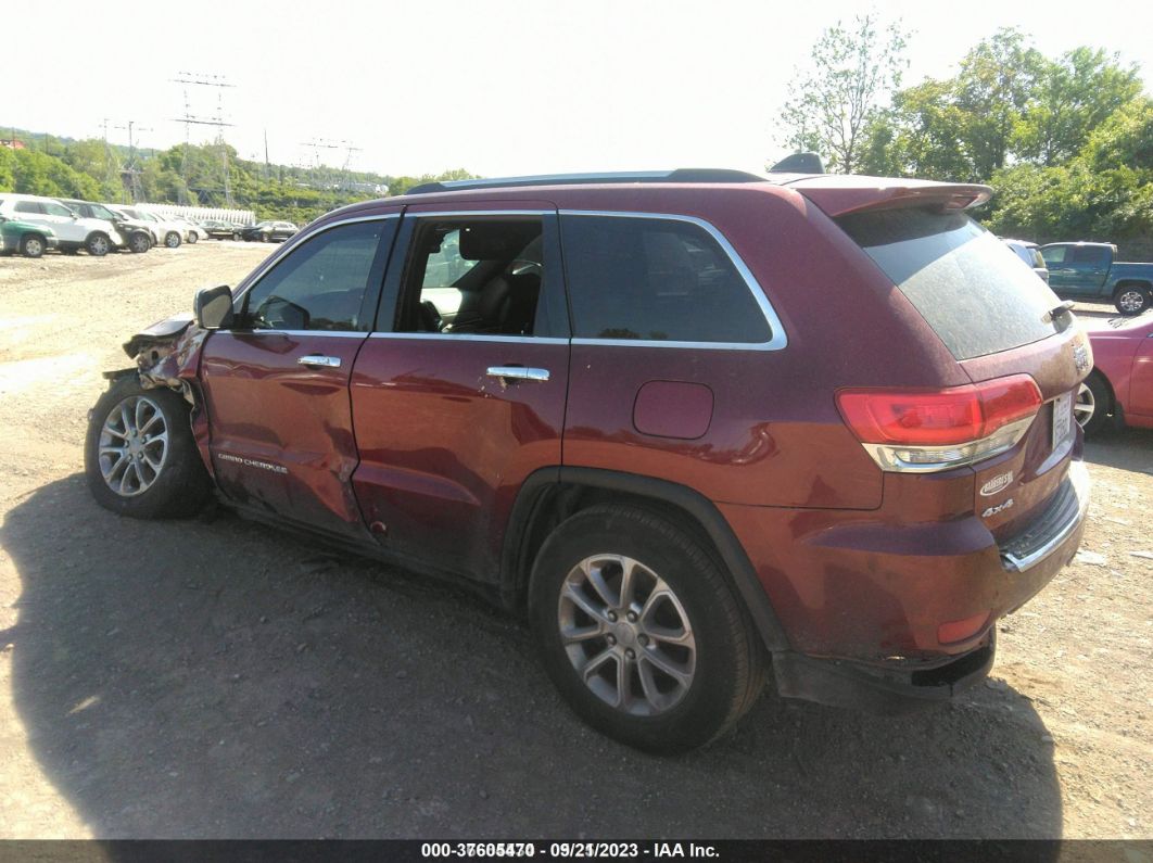 2015 Jeep Grand Cherokee Limited Red vin: 1C4RJFBG2FC241728