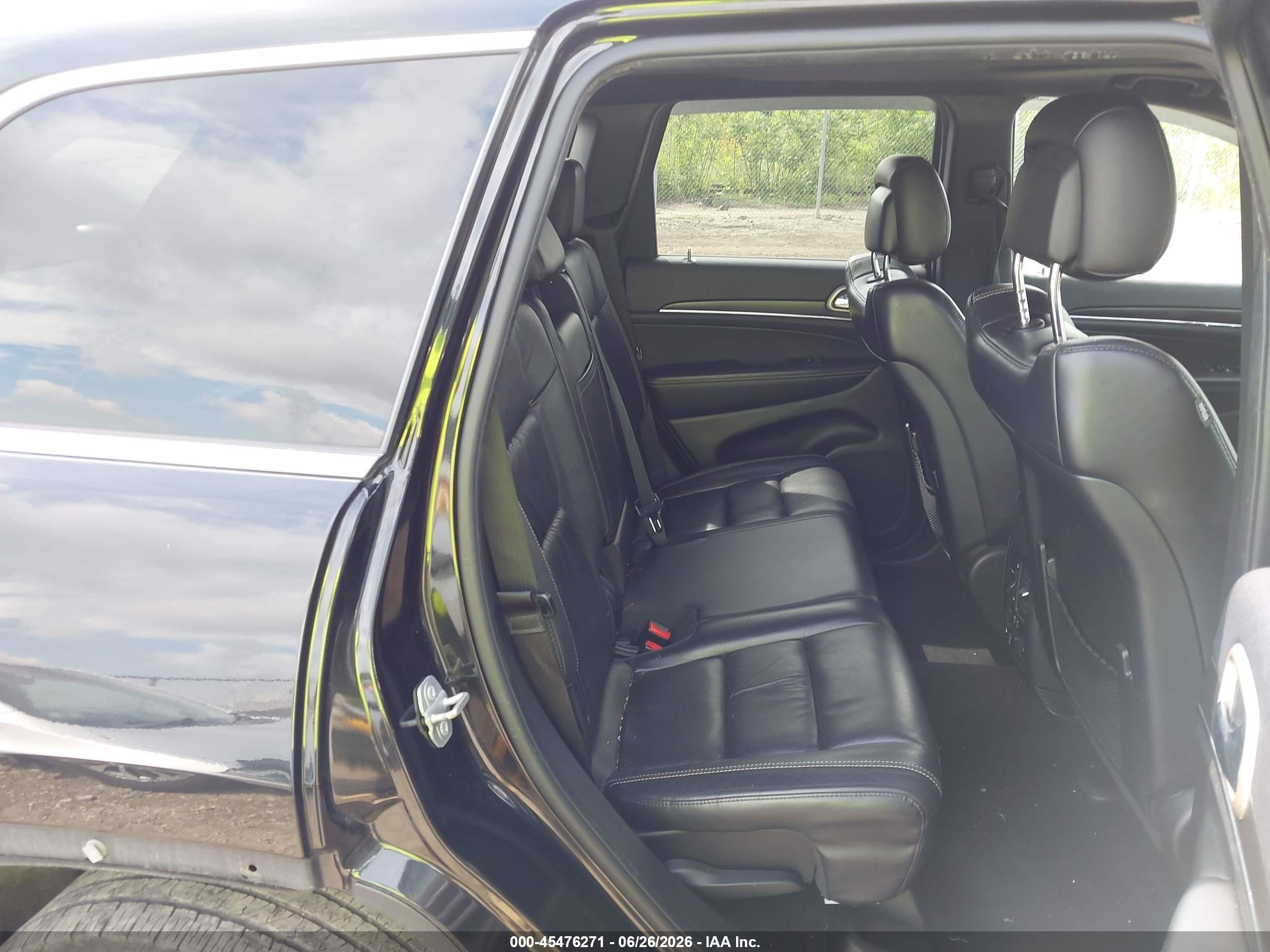 2015 Jeep Grand Cherokee Limited Black vin: 1C4RJFBG2FC605243