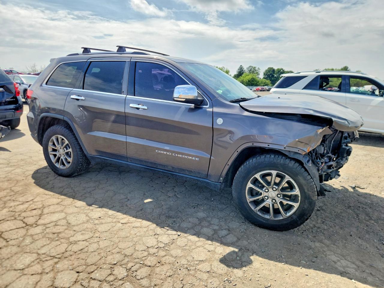 2015 Jeep Grand Cherokee Limited Gray vin: 1C4RJFBG2FC605324