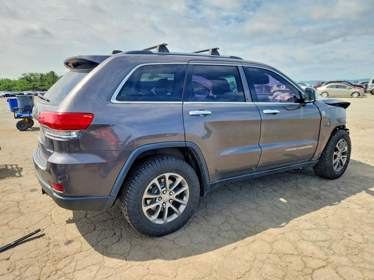2015 Jeep Grand Cherokee Limited Gray vin: 1C4RJFBG2FC605324