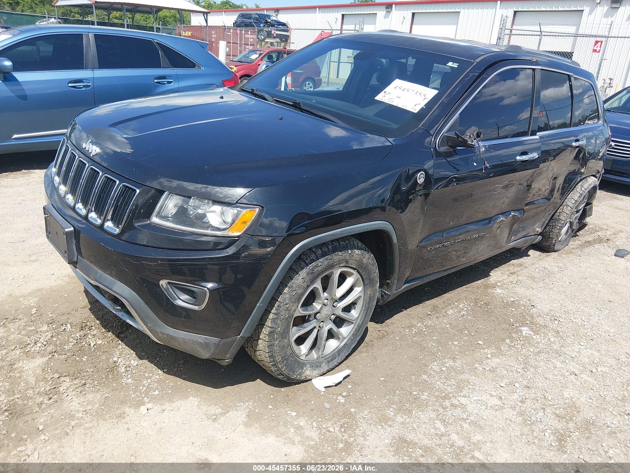2015 Jeep Grand Cherokee Limited Black vin: 1C4RJFBG2FC609602