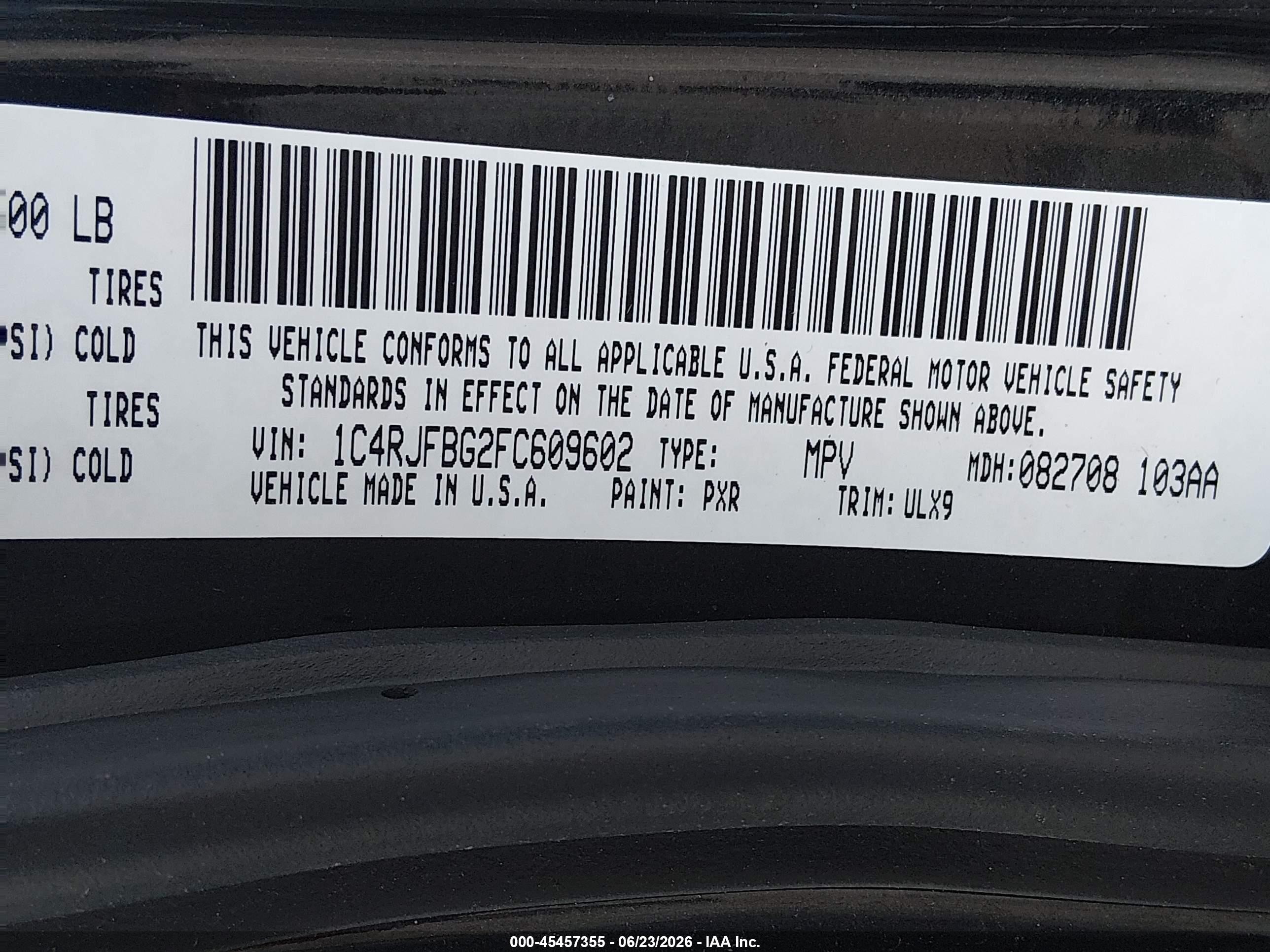 2015 Jeep Grand Cherokee Limited Black vin: 1C4RJFBG2FC609602