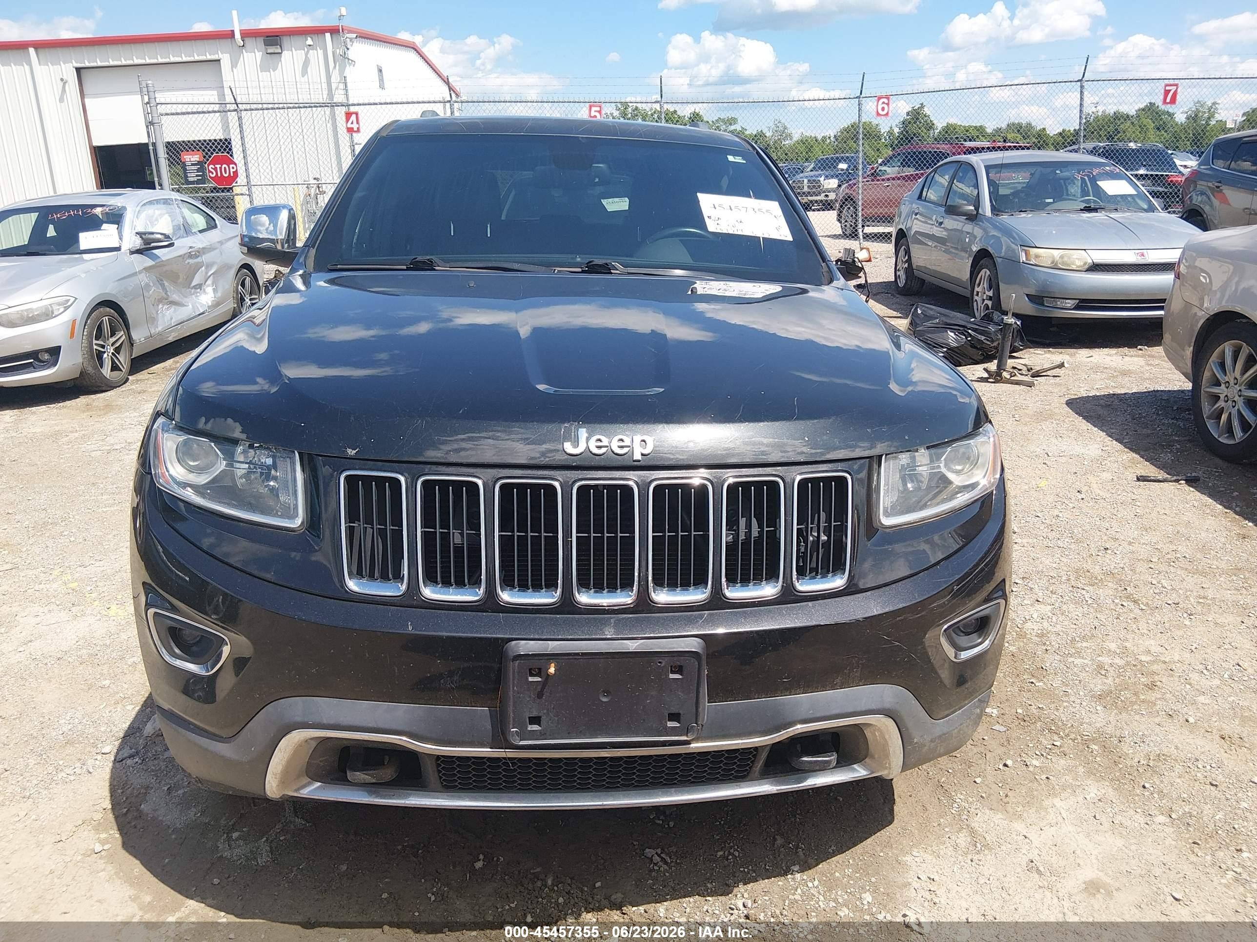 2015 Jeep Grand Cherokee Limited Black vin: 1C4RJFBG2FC609602