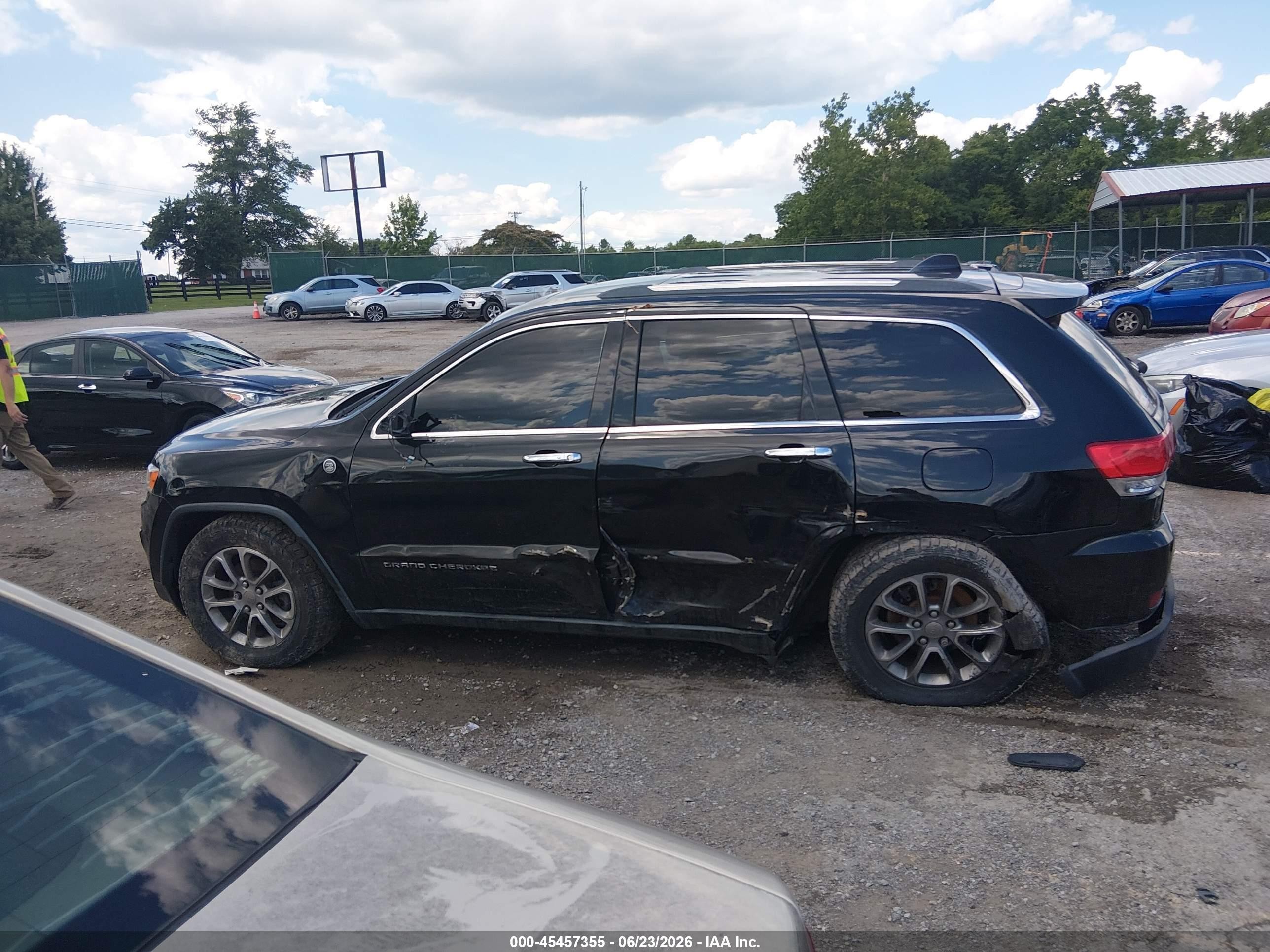2015 Jeep Grand Cherokee Limited Black vin: 1C4RJFBG2FC609602