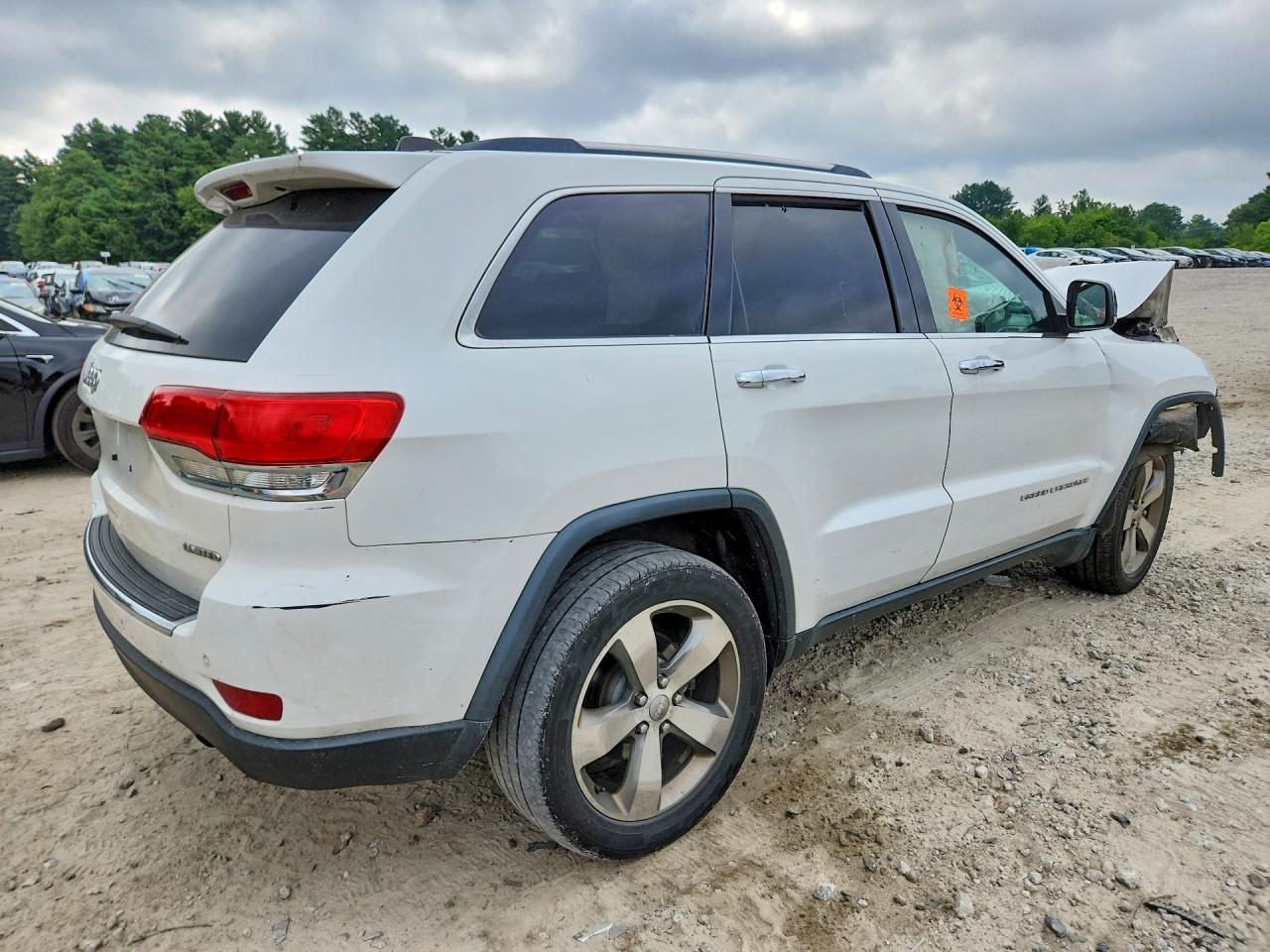 2015 Jeep Grand Cherokee Limited Белый vin: 1C4RJFBG2FC612421