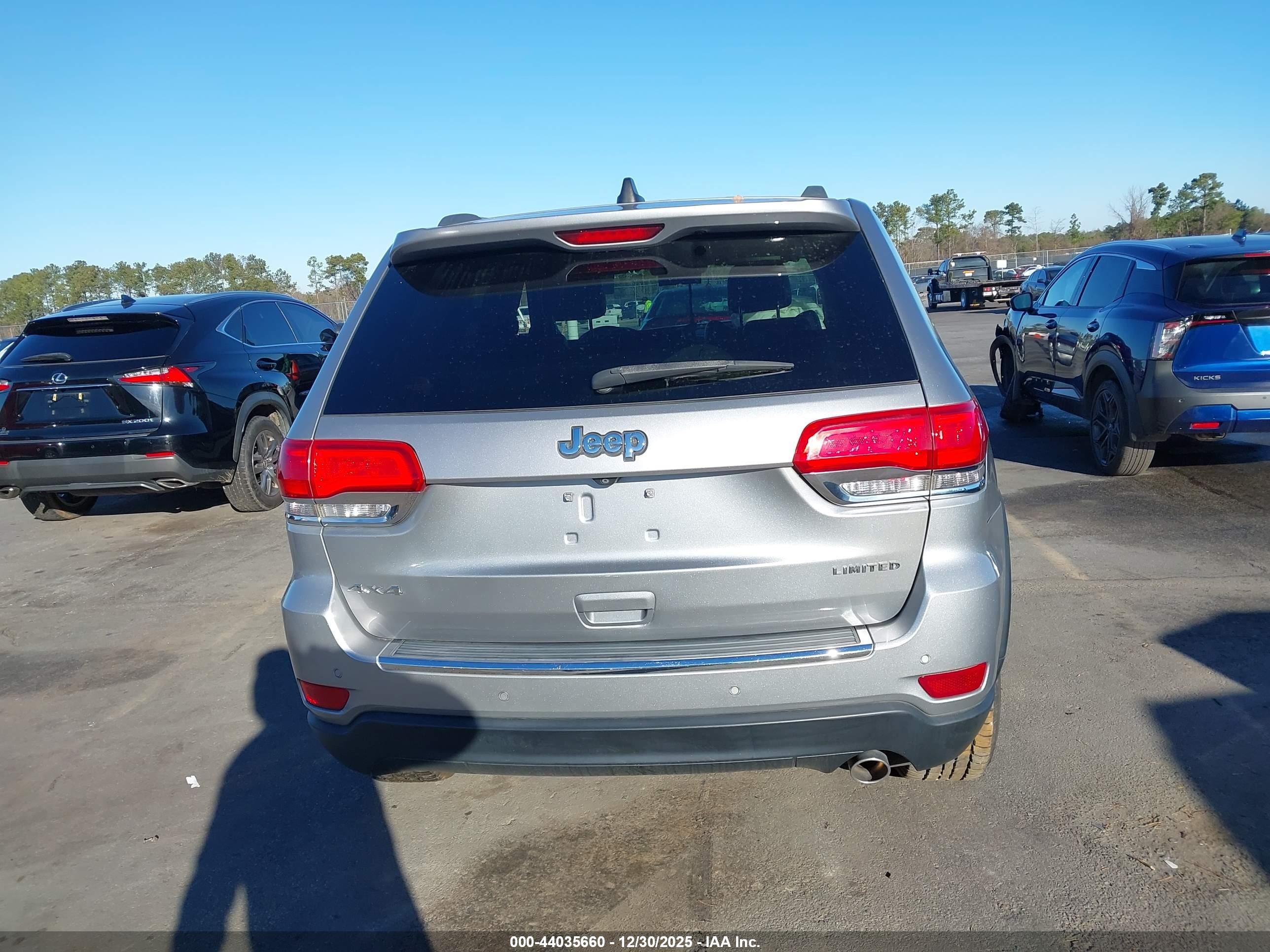 2015 Jeep Grand Cherokee Limited Серебряный vin: 1C4RJFBG2FC619935