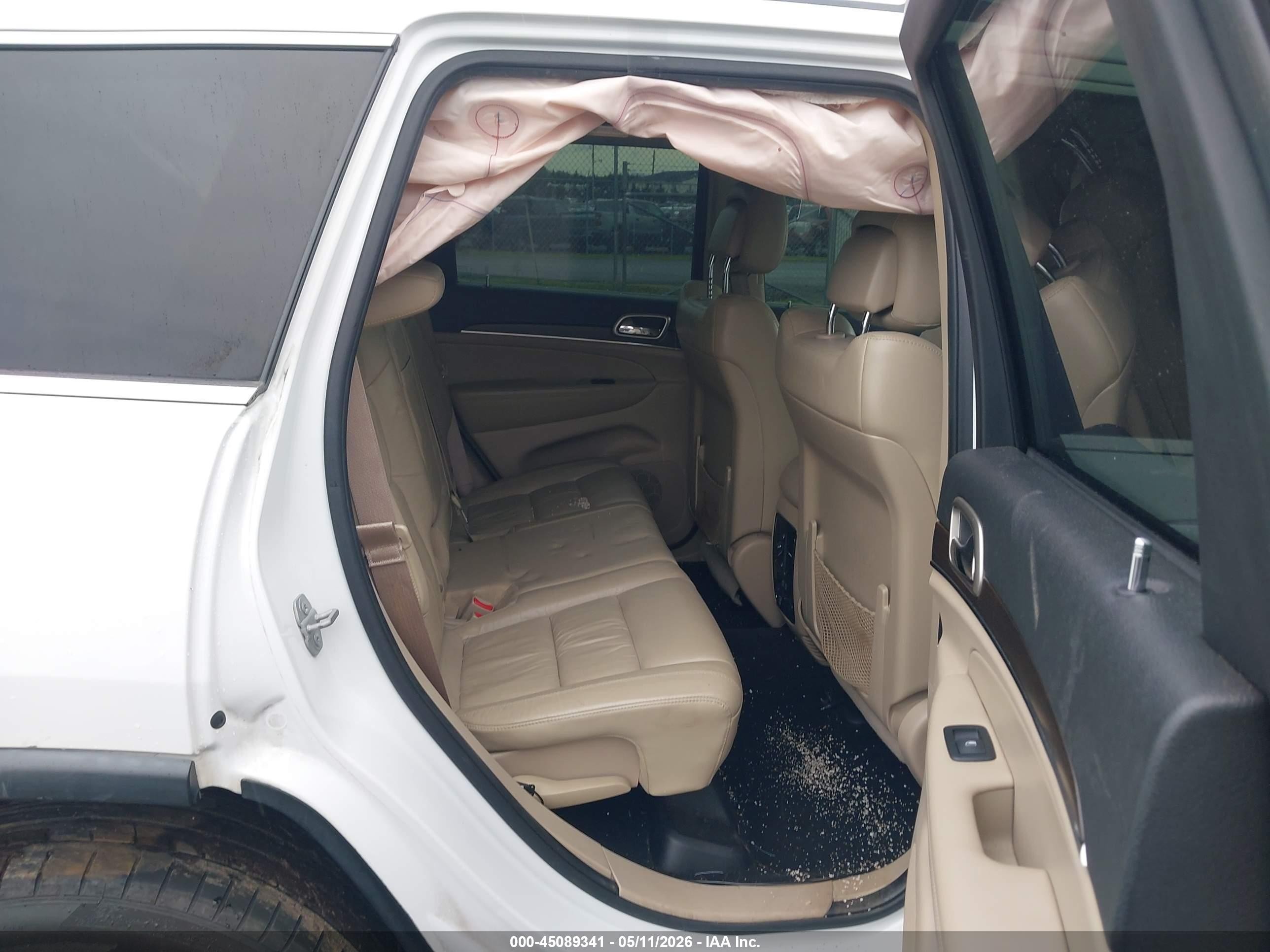 2015 Jeep Grand Cherokee Limited White vin: 1C4RJFBG2FC633124
