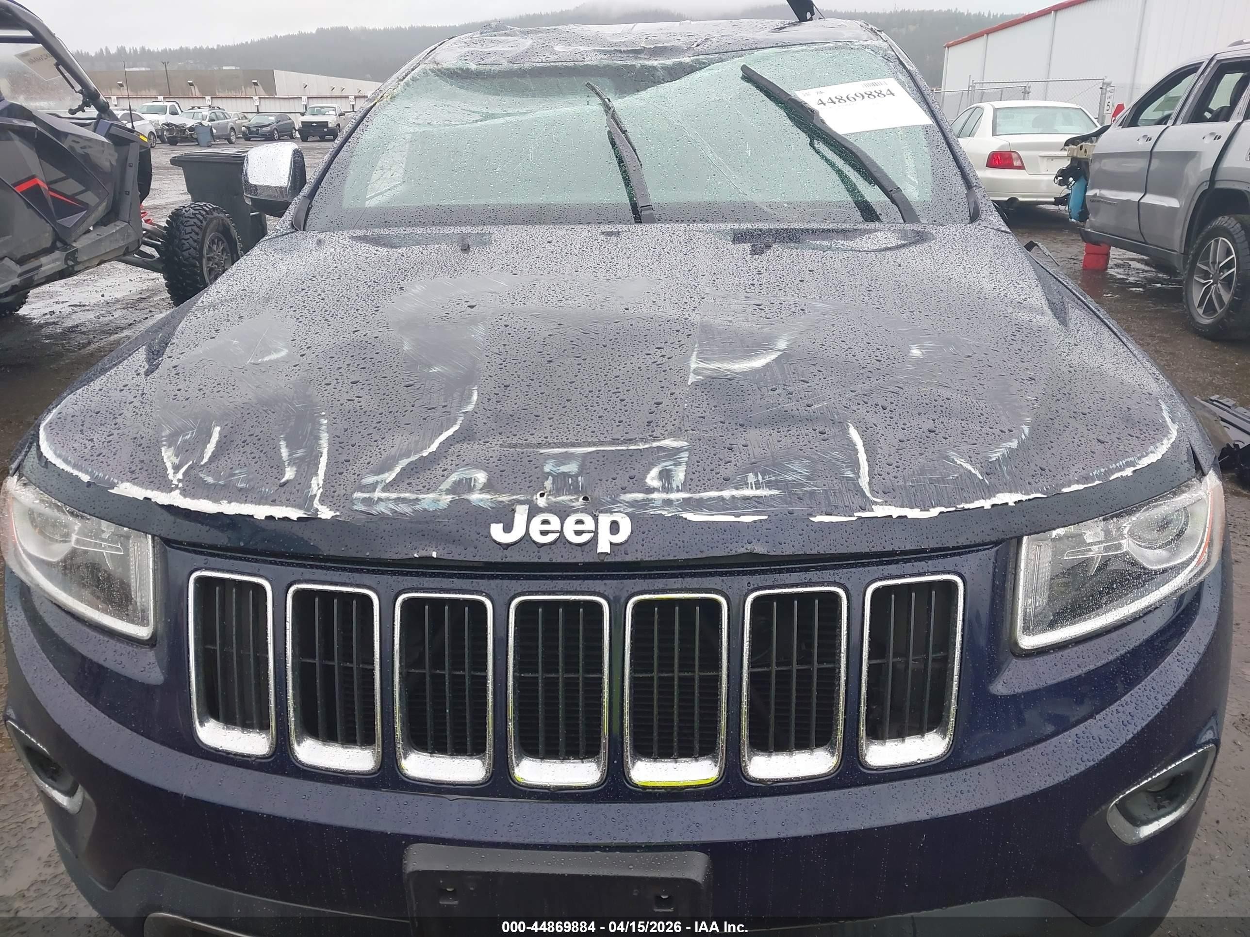 2015 Jeep Grand Cherokee Limited Blue vin: 1C4RJFBG2FC662171