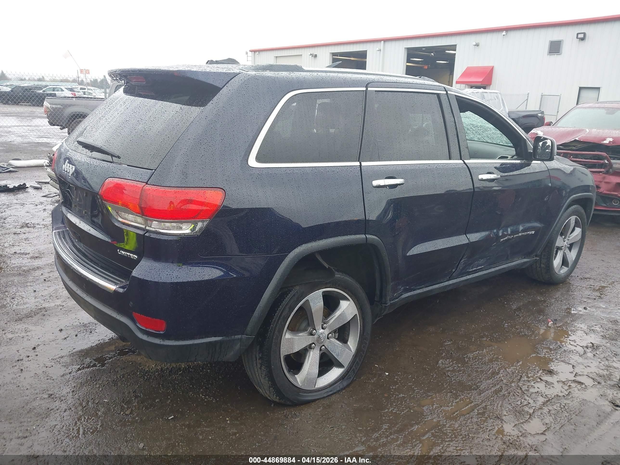 2015 Jeep Grand Cherokee Limited Blue vin: 1C4RJFBG2FC662171