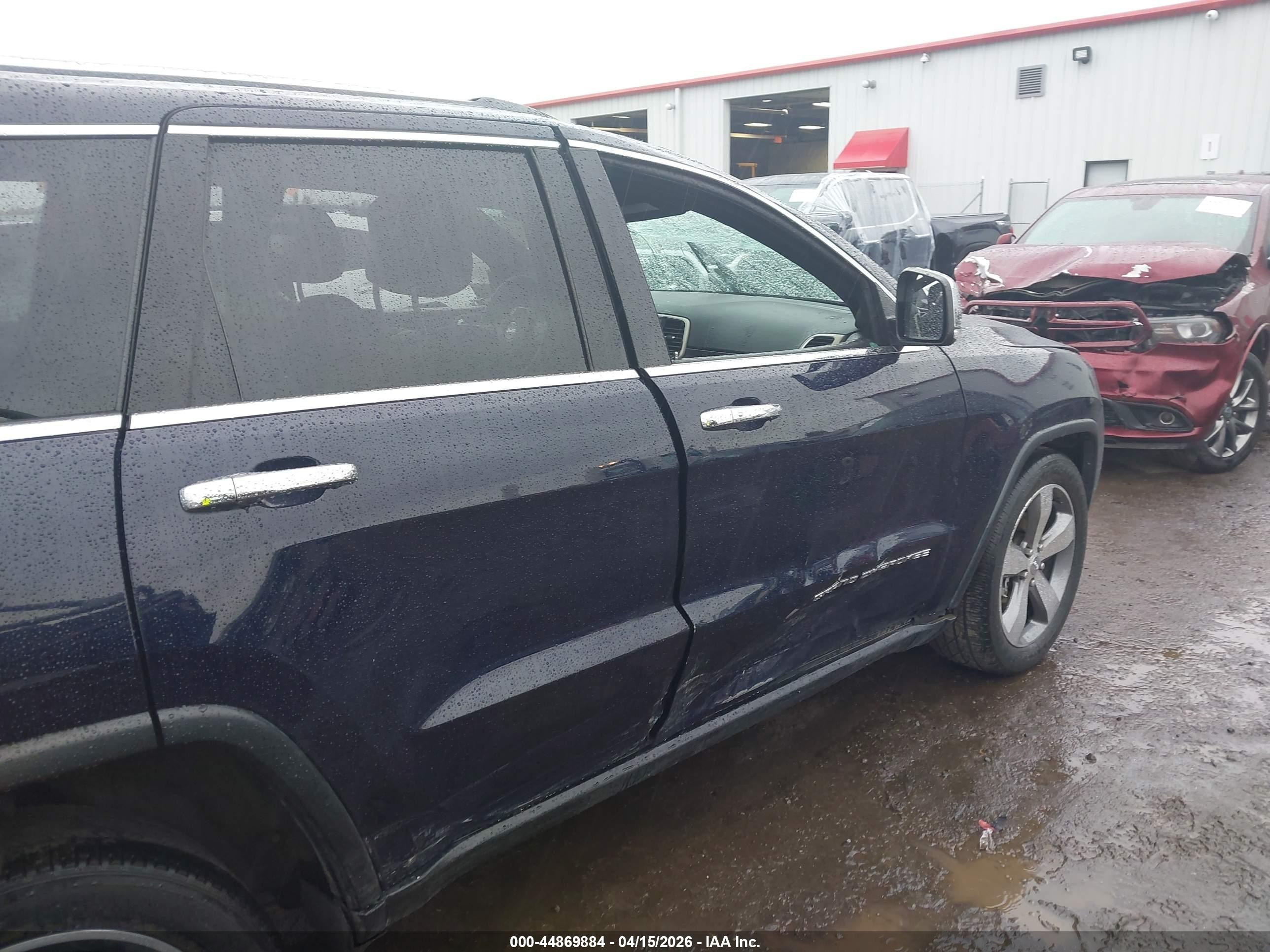 2015 Jeep Grand Cherokee Limited Blue vin: 1C4RJFBG2FC662171