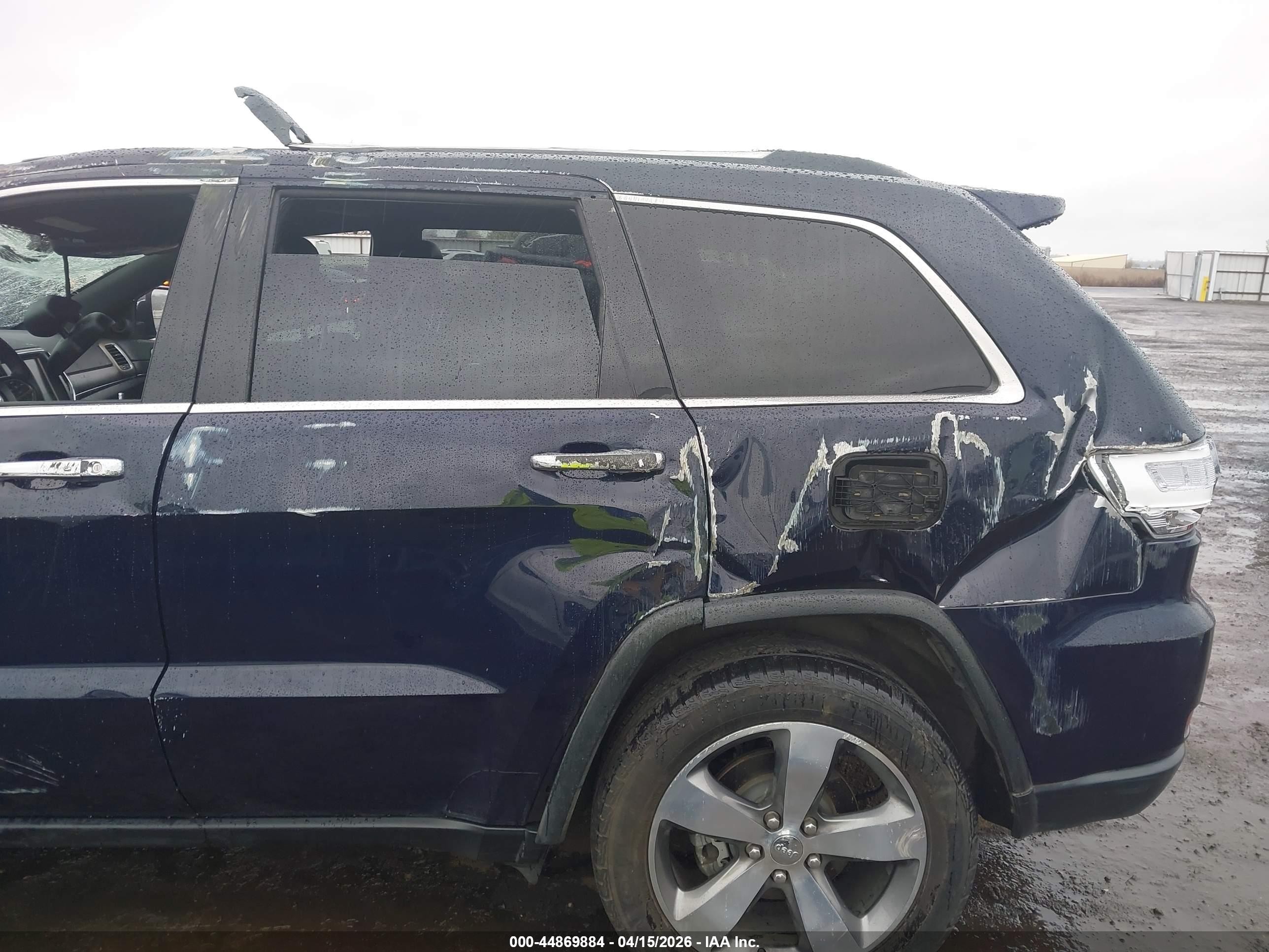 2015 Jeep Grand Cherokee Limited Blue vin: 1C4RJFBG2FC662171
