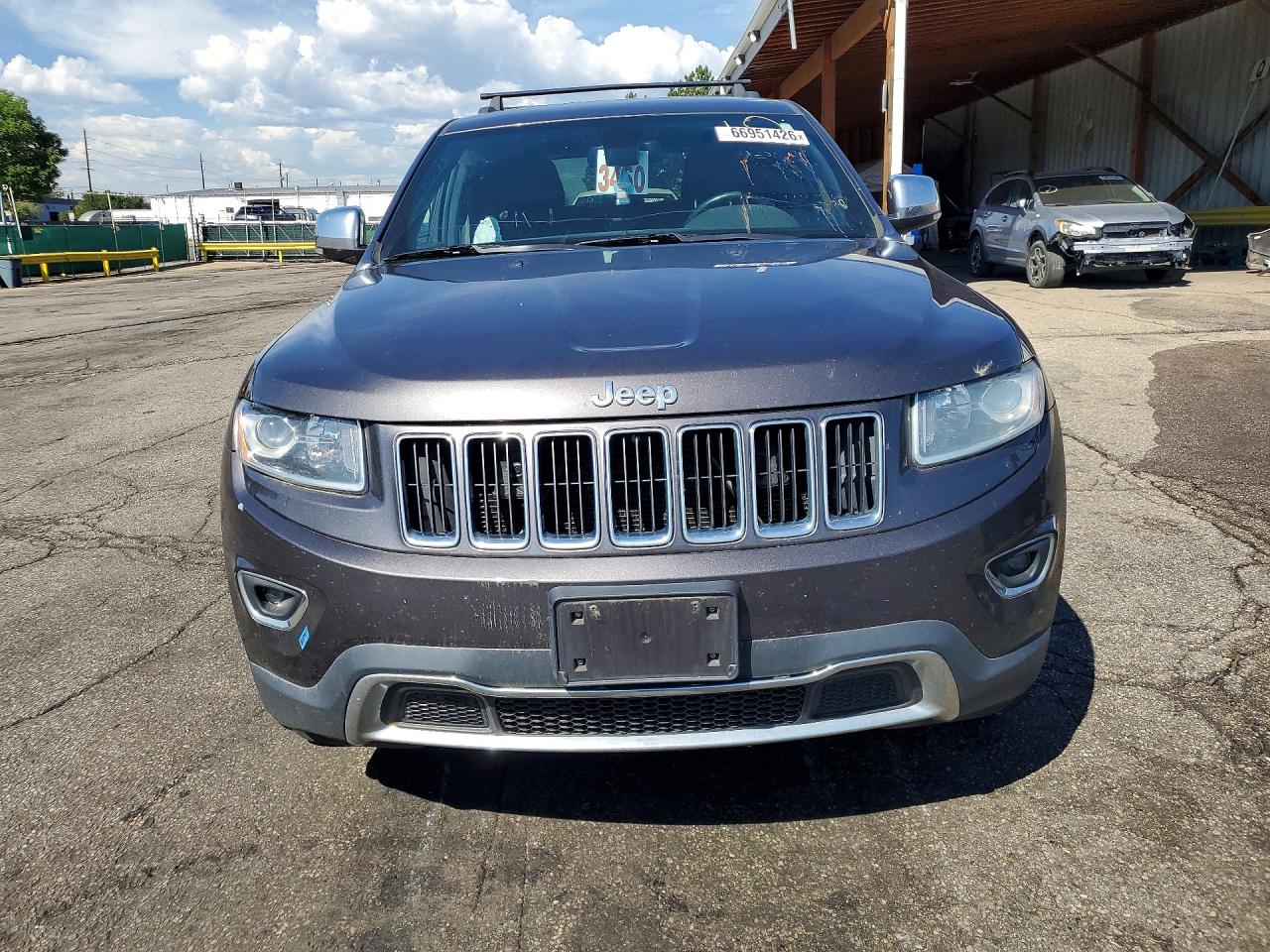 2015 Jeep Grand Cherokee Limited Серый vin: 1C4RJFBG2FC664356