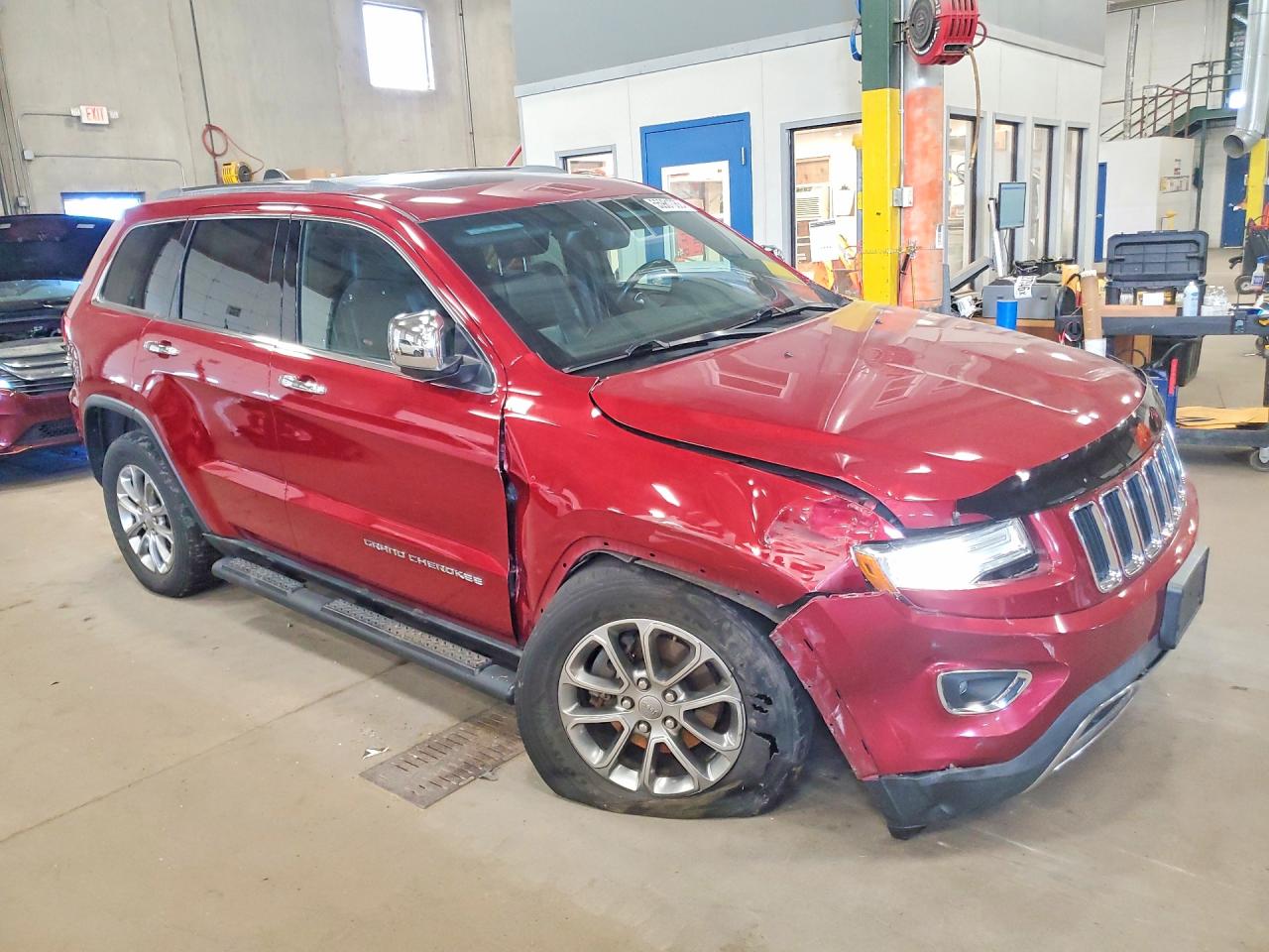 2015 Jeep Grand Cherokee Limited Красный vin: 1C4RJFBG2FC684669