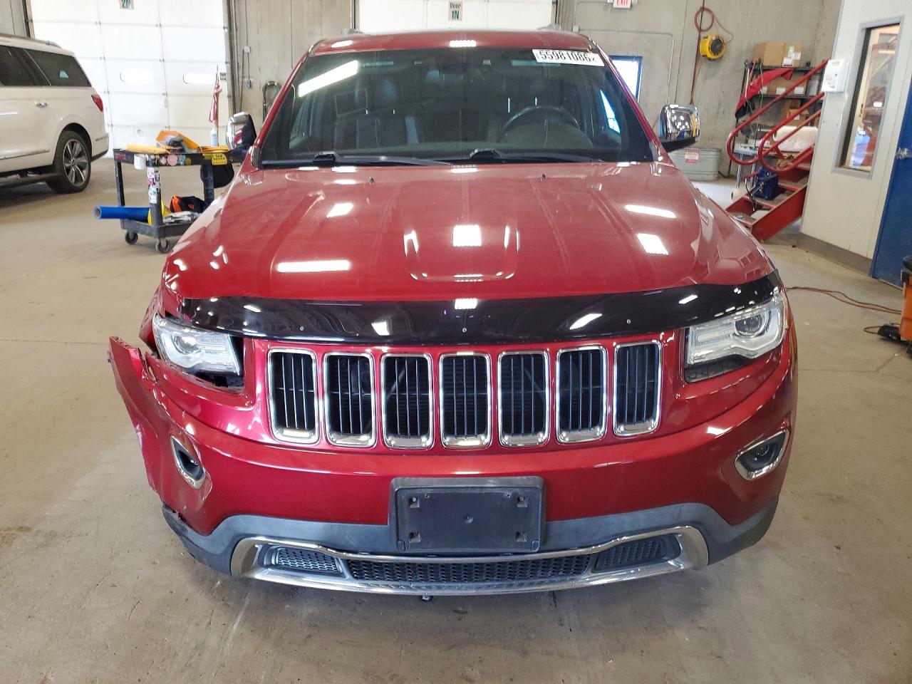 2015 Jeep Grand Cherokee Limited Красный vin: 1C4RJFBG2FC684669