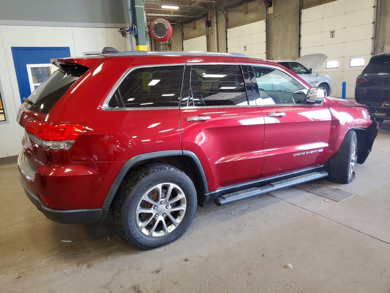 2015 Jeep Grand Cherokee Limited Красный vin: 1C4RJFBG2FC684669