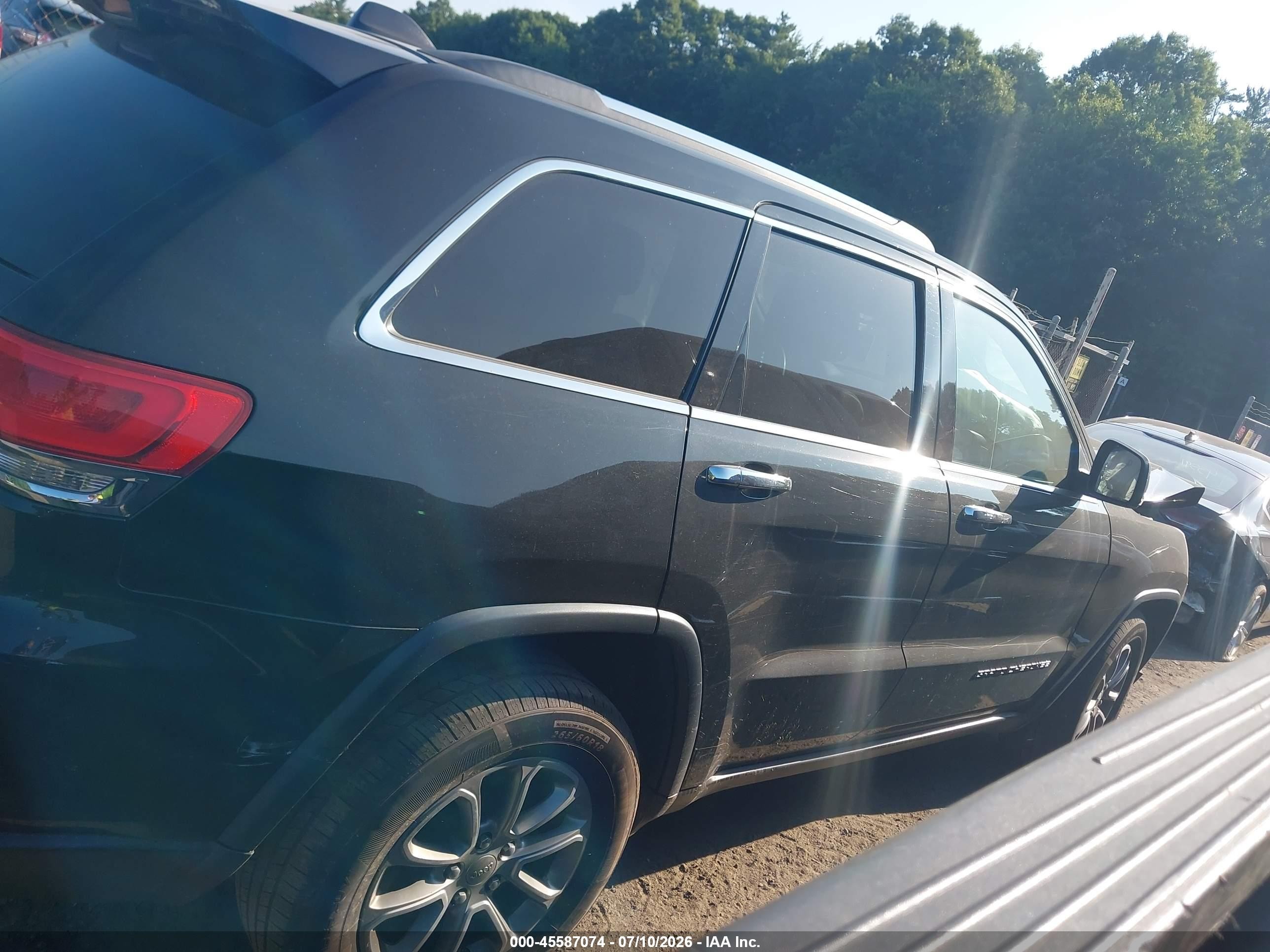 2015 Jeep Grand Cherokee Limited Черный vin: 1C4RJFBG2FC697258