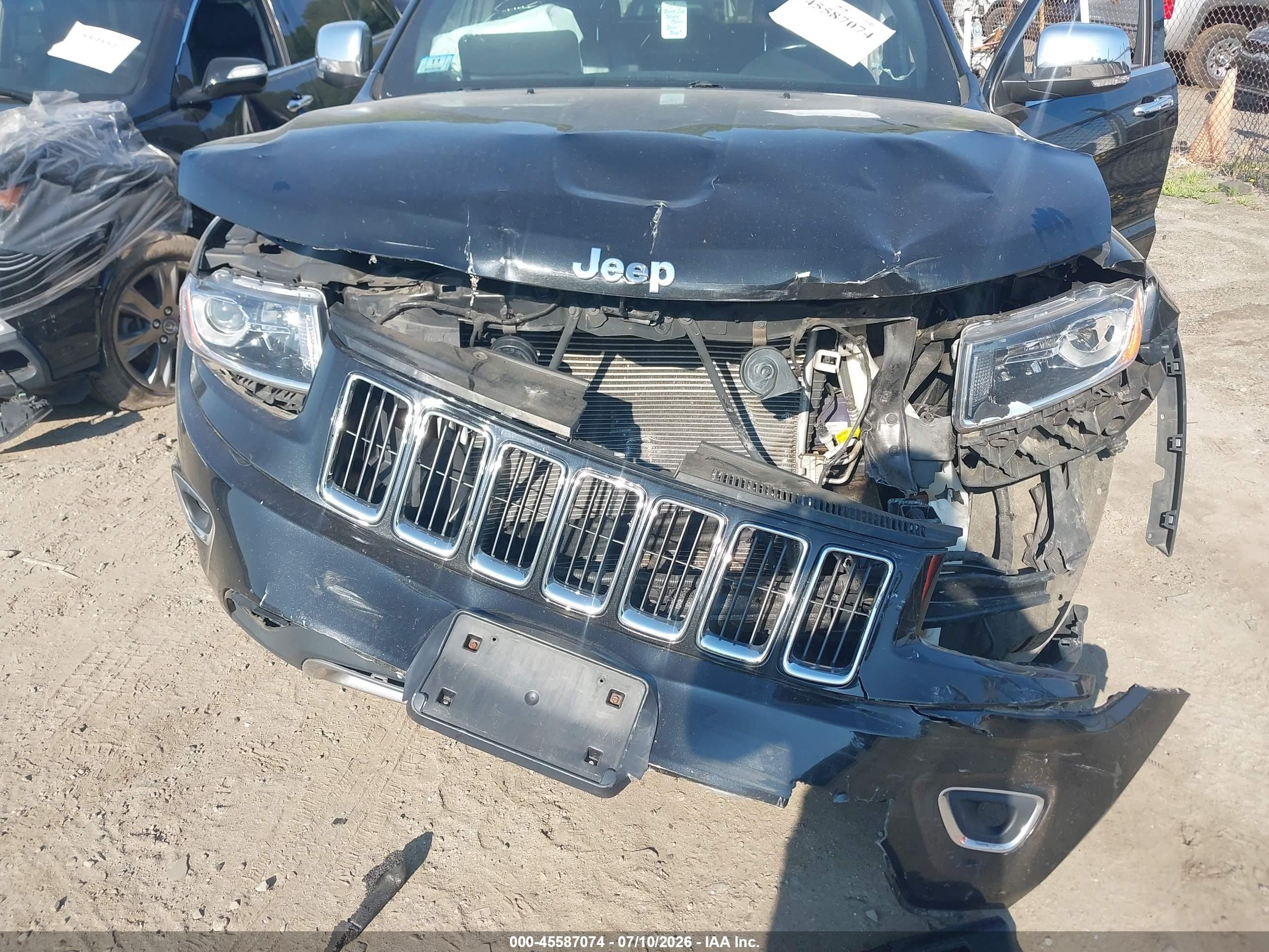 2015 Jeep Grand Cherokee Limited Черный vin: 1C4RJFBG2FC697258