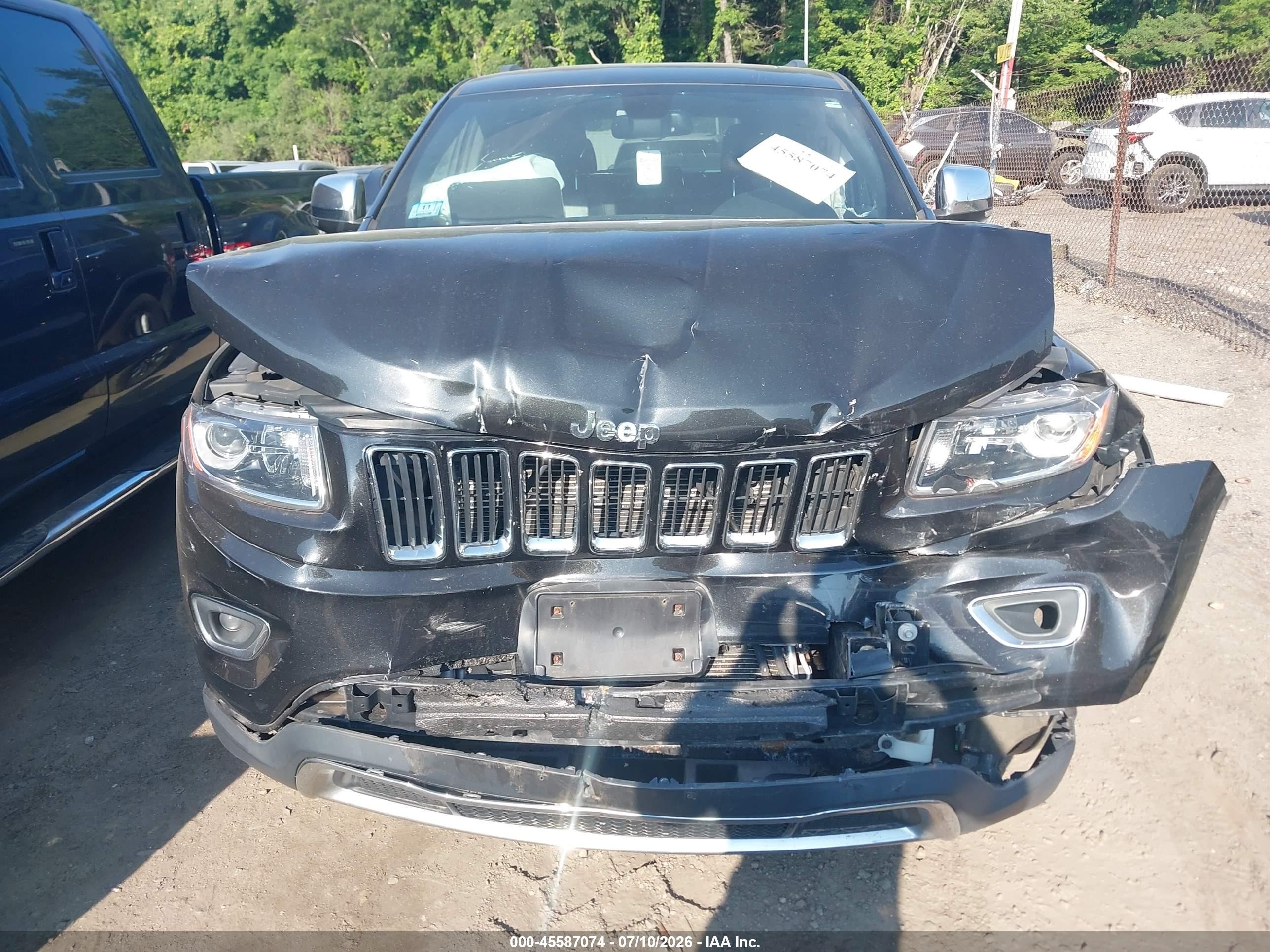 2015 Jeep Grand Cherokee Limited Черный vin: 1C4RJFBG2FC697258