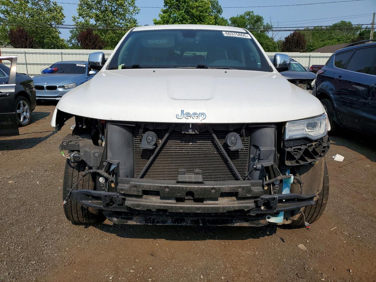 2015 Jeep Grand Cherokee Limited White vin: 1C4RJFBG2FC699222