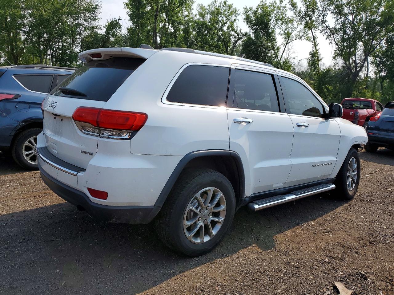 2015 Jeep Grand Cherokee Limited White vin: 1C4RJFBG2FC699222