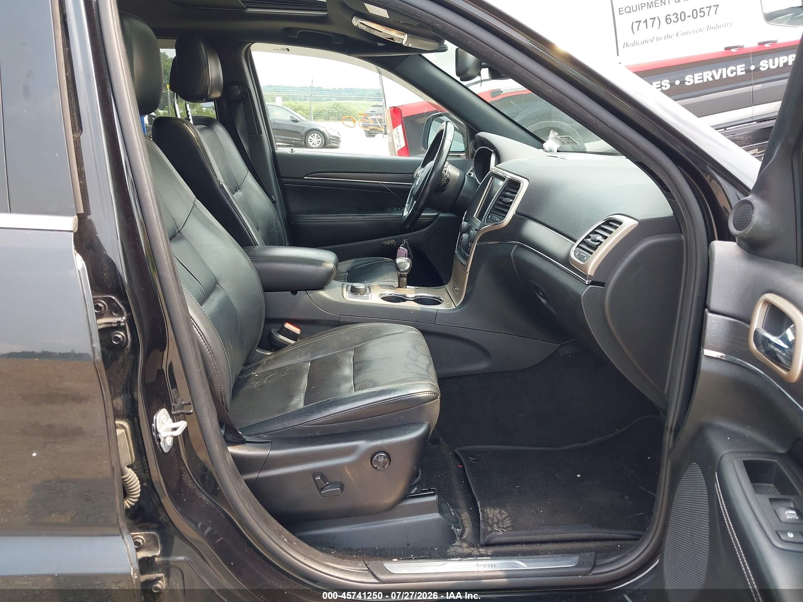 2015 Jeep Grand Cherokee Limited Black vin: 1C4RJFBG2FC699897