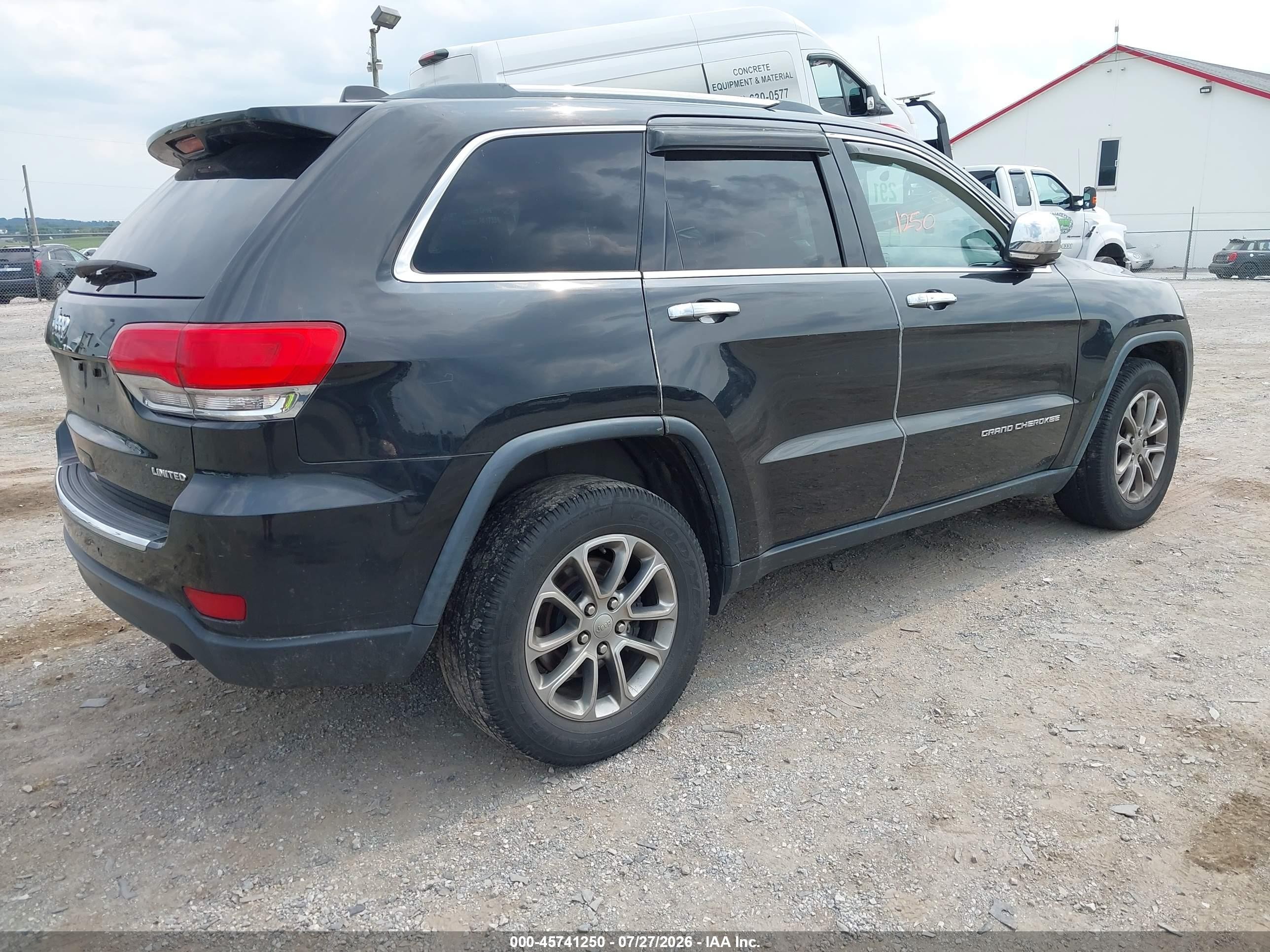 2015 Jeep Grand Cherokee Limited Black vin: 1C4RJFBG2FC699897